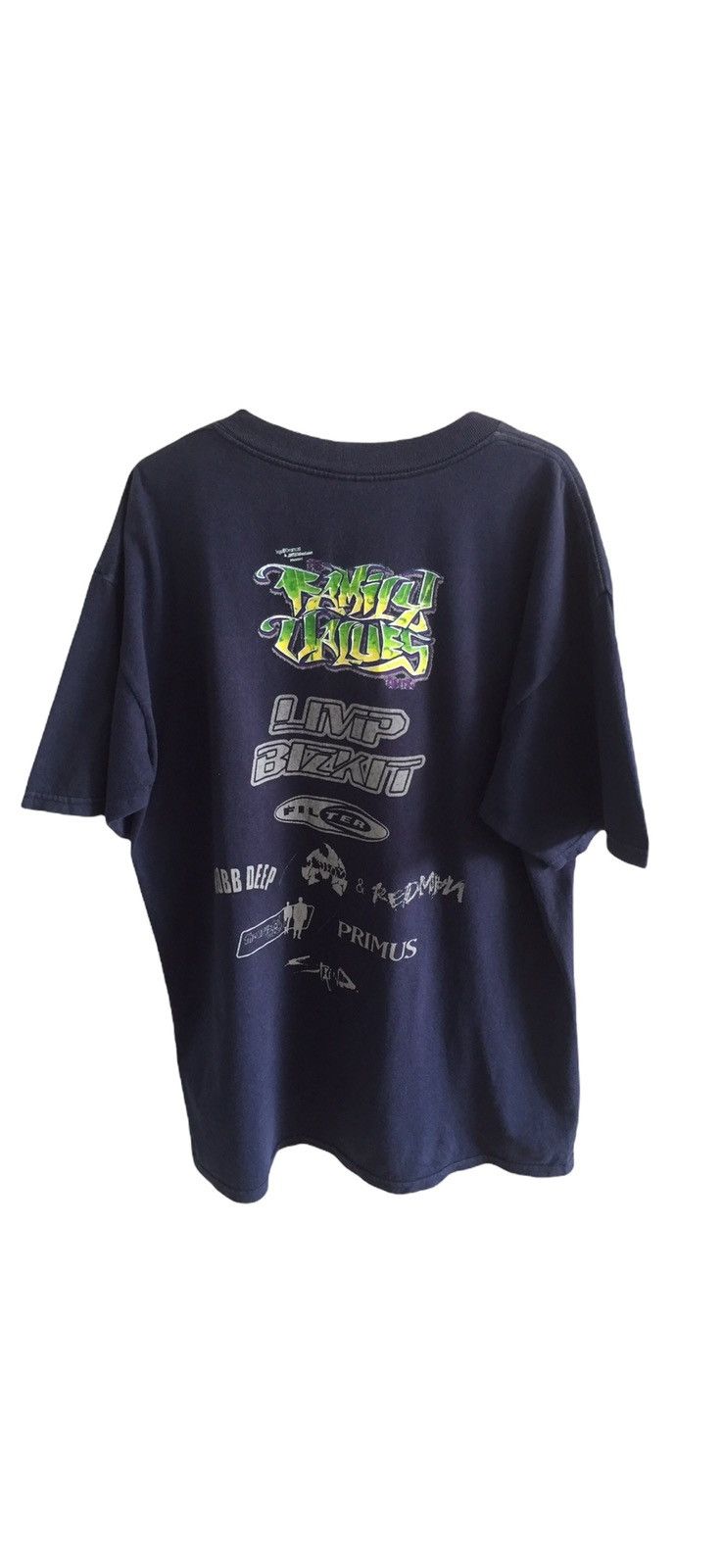 Band Tees × Vintage 🔥Sick 🔥Vintage Family Values Tour Shirt Limp Bizkit Primus Size US XL / EU 56 / 4 - 1 Thumbnail