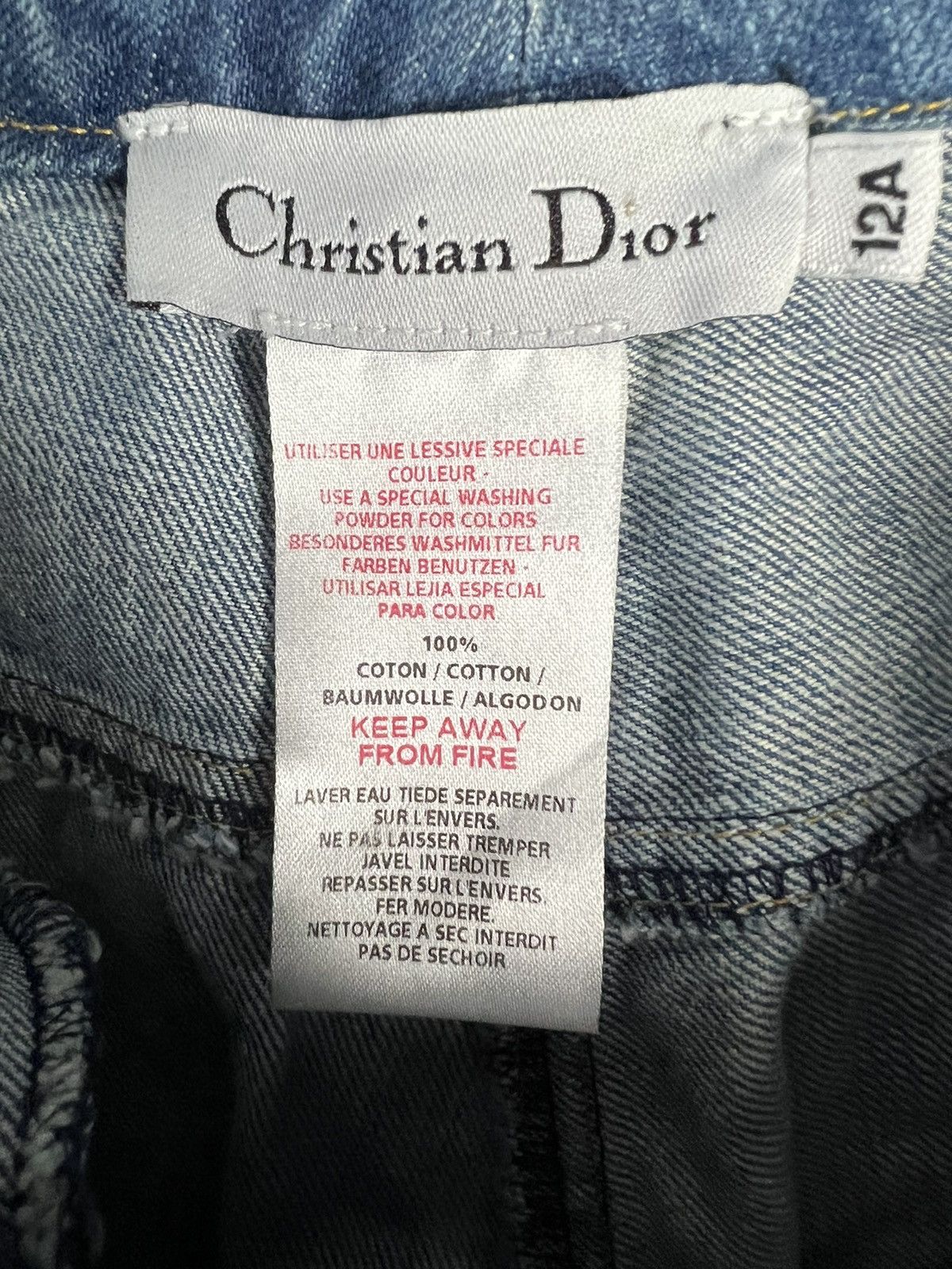 Christian Dior Monsieur Vintage Kids Christian Dior Jeans Size 26" / US 2 / IT 38 - 4 Thumbnail