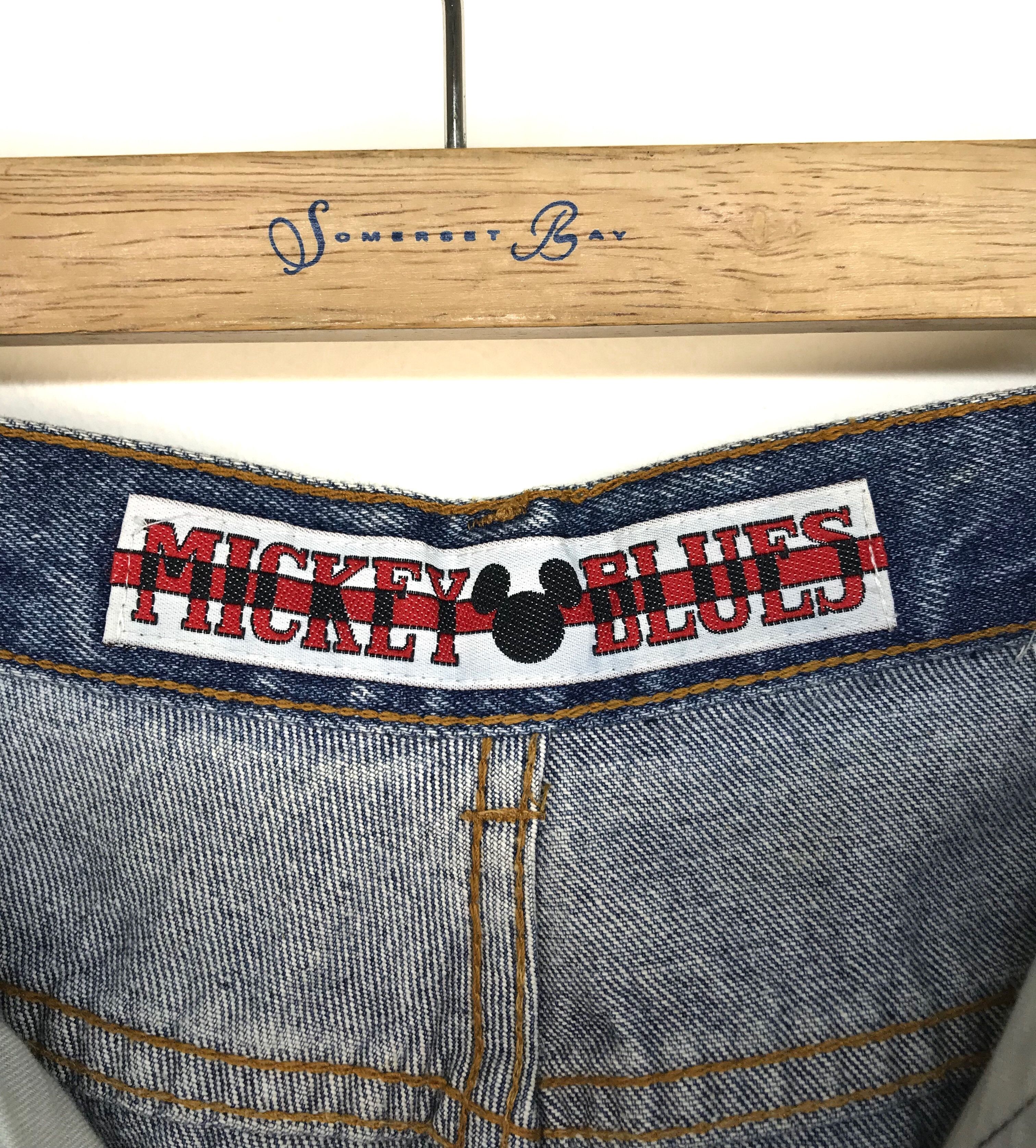 Mickey Mouse Vintage 80s MICKEY MOUSE Patches Denim Jeans Size US 29 - 18 Thumbnail