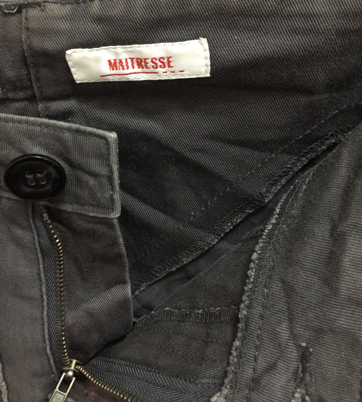 Japanese Brand × Seditionaries MAITRESSE Made in Japan Gray Trouser Pant Size US 29 - 7 Thumbnail
