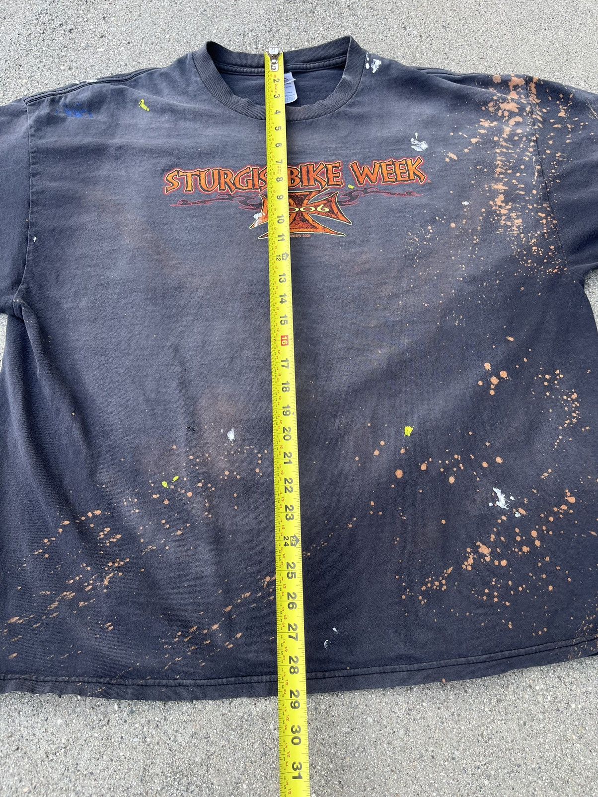 Harley Davidson × Vintage Custom Harley Davidson T-Shirt Distressed Sun Faded 2006 Size US XL / EU 56 / 4 - 7 Thumbnail