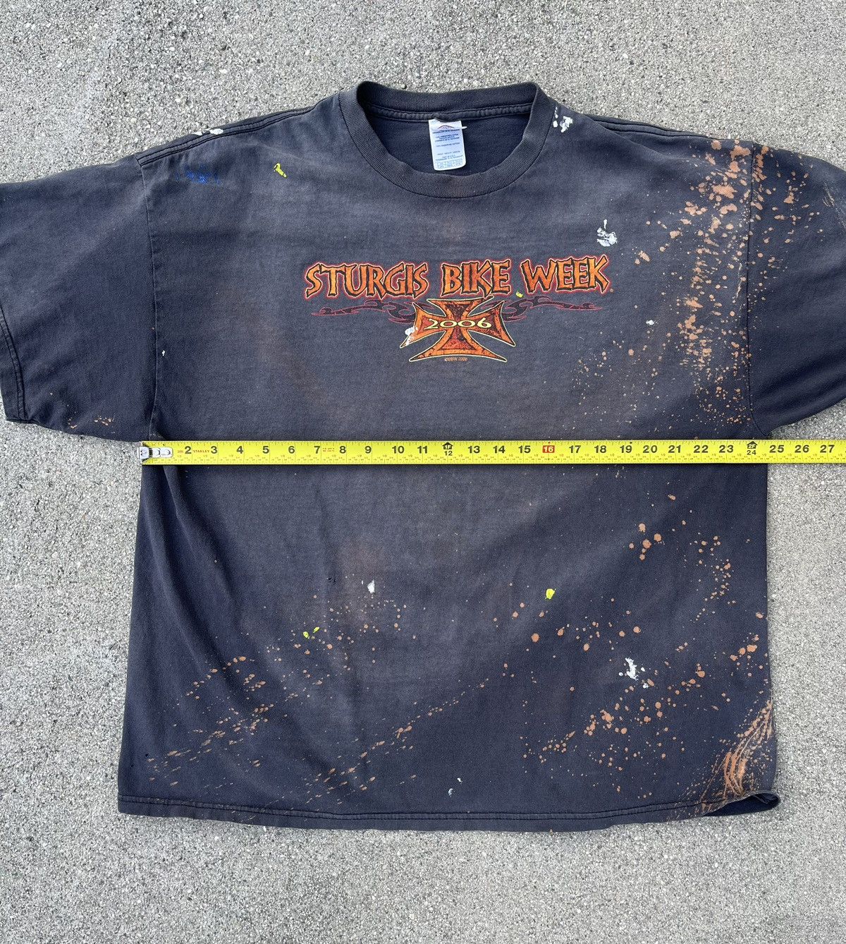 Harley Davidson × Vintage Custom Harley Davidson T-Shirt Distressed Sun Faded 2006 Size US XL / EU 56 / 4 - 6 Thumbnail
