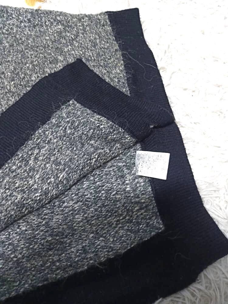 Cloak × Japanese Brand × Vintage GRAND TABLE KNIT WOOL CAPES FUR HOODIE FOR GIRLL Size US L / EU 52-54 / 3 - 6 Thumbnail