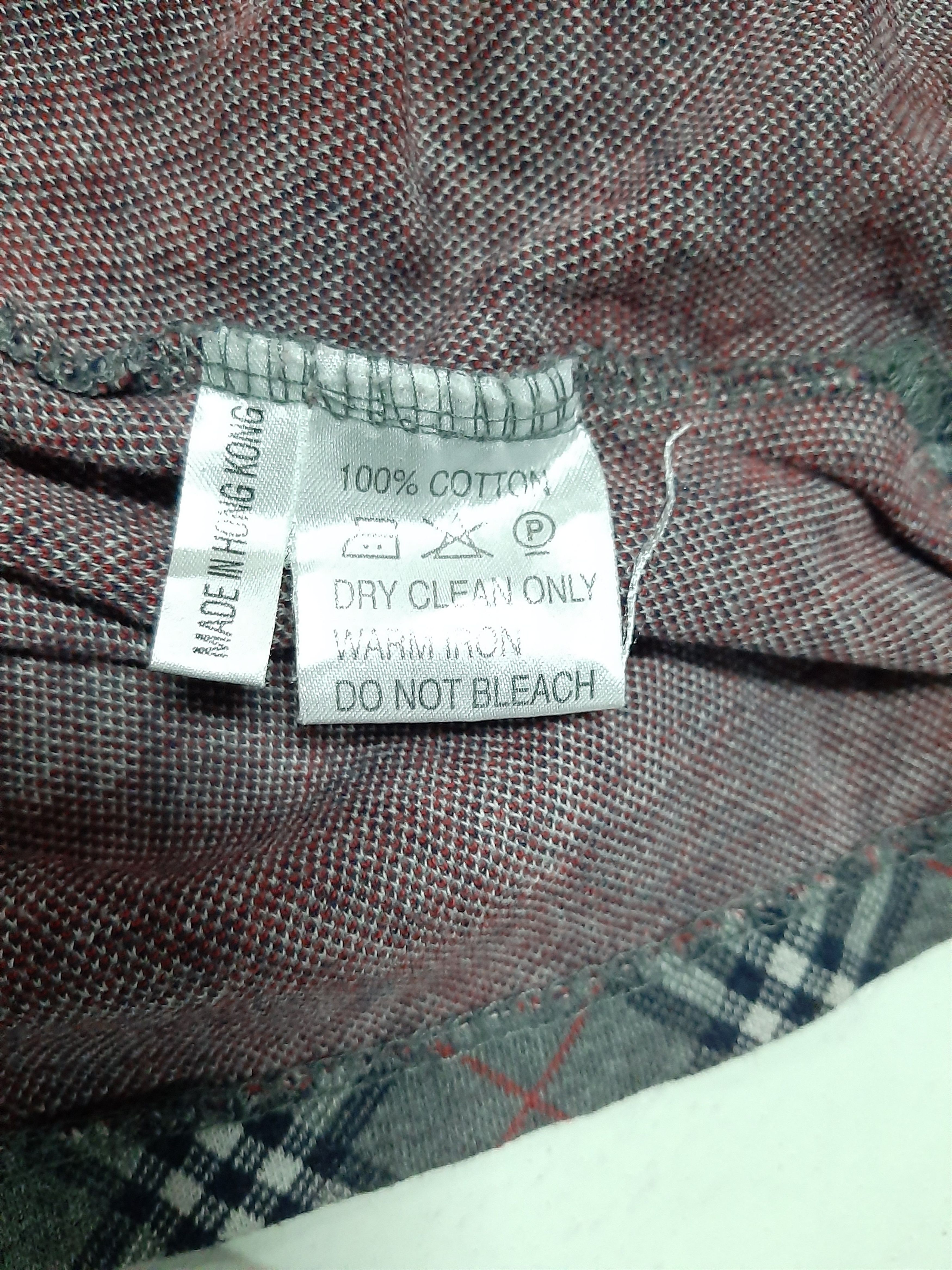 Burberry × Vintage VTG SINGLE STICH BURBERRYS NOVA CHEK LONG SLEEVE FOR GIRLLL Size M / US 6-8 / IT 42-44 - 6 Thumbnail