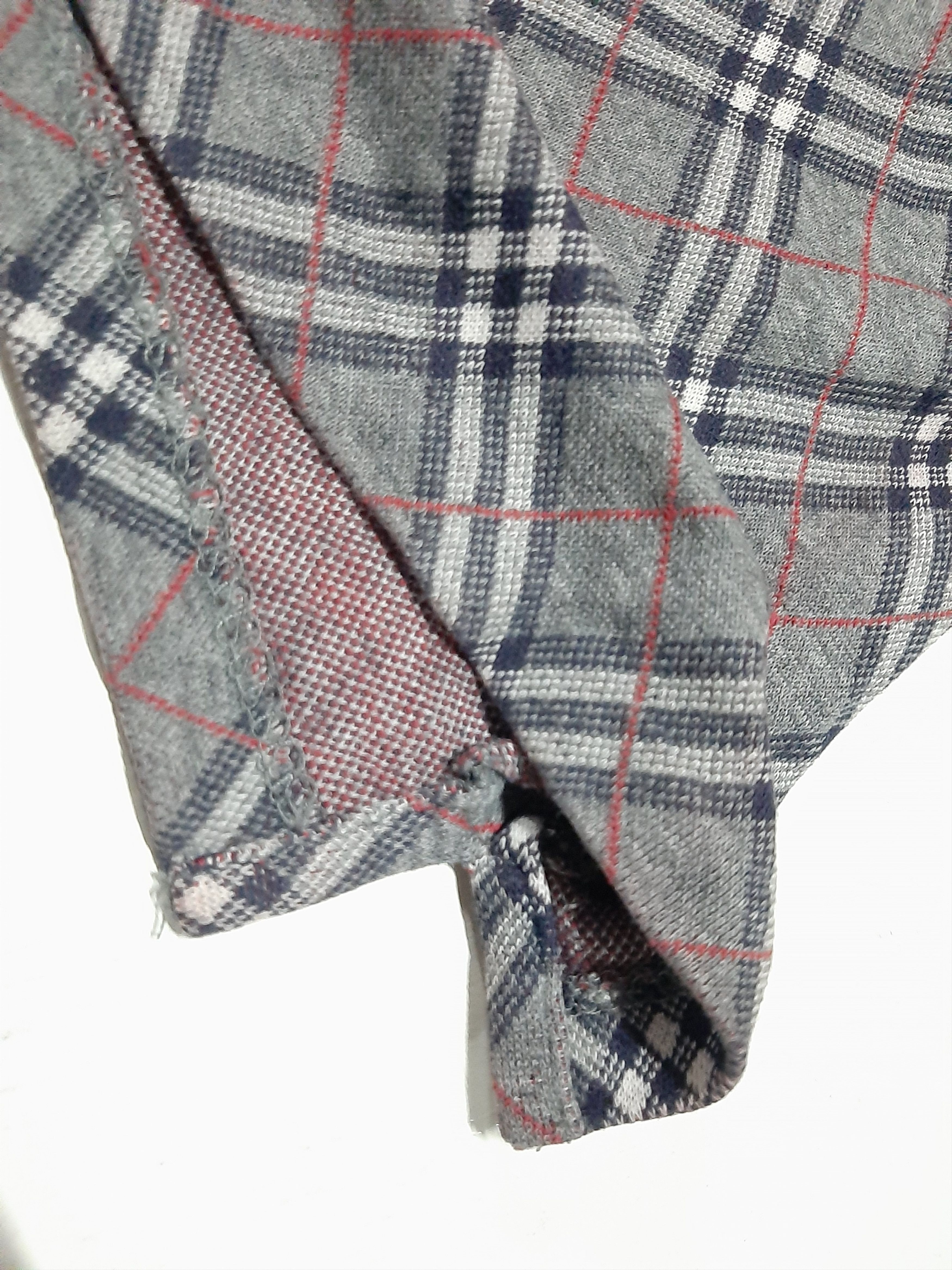 Burberry × Vintage VTG SINGLE STICH BURBERRYS NOVA CHEK LONG SLEEVE FOR GIRLLL Size M / US 6-8 / IT 42-44 - 4 Thumbnail