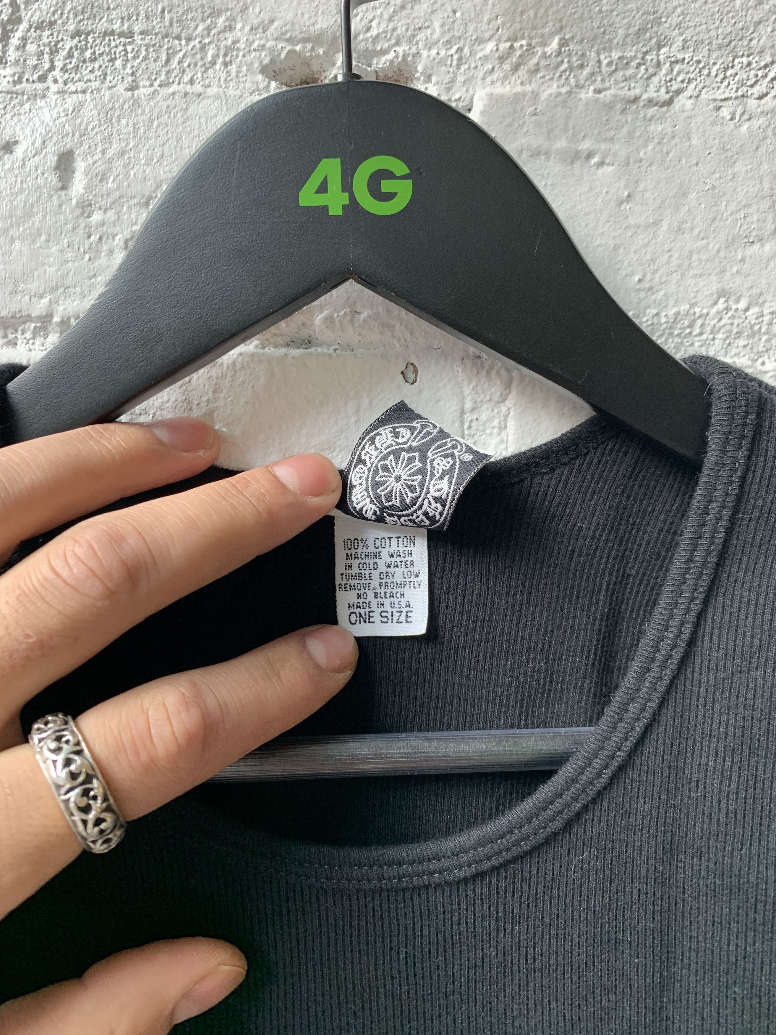 Chrome Hearts × Vintage Chrome Hearts Vintage Black Cross Tank top OS Size ONE SIZE - 5 Thumbnail