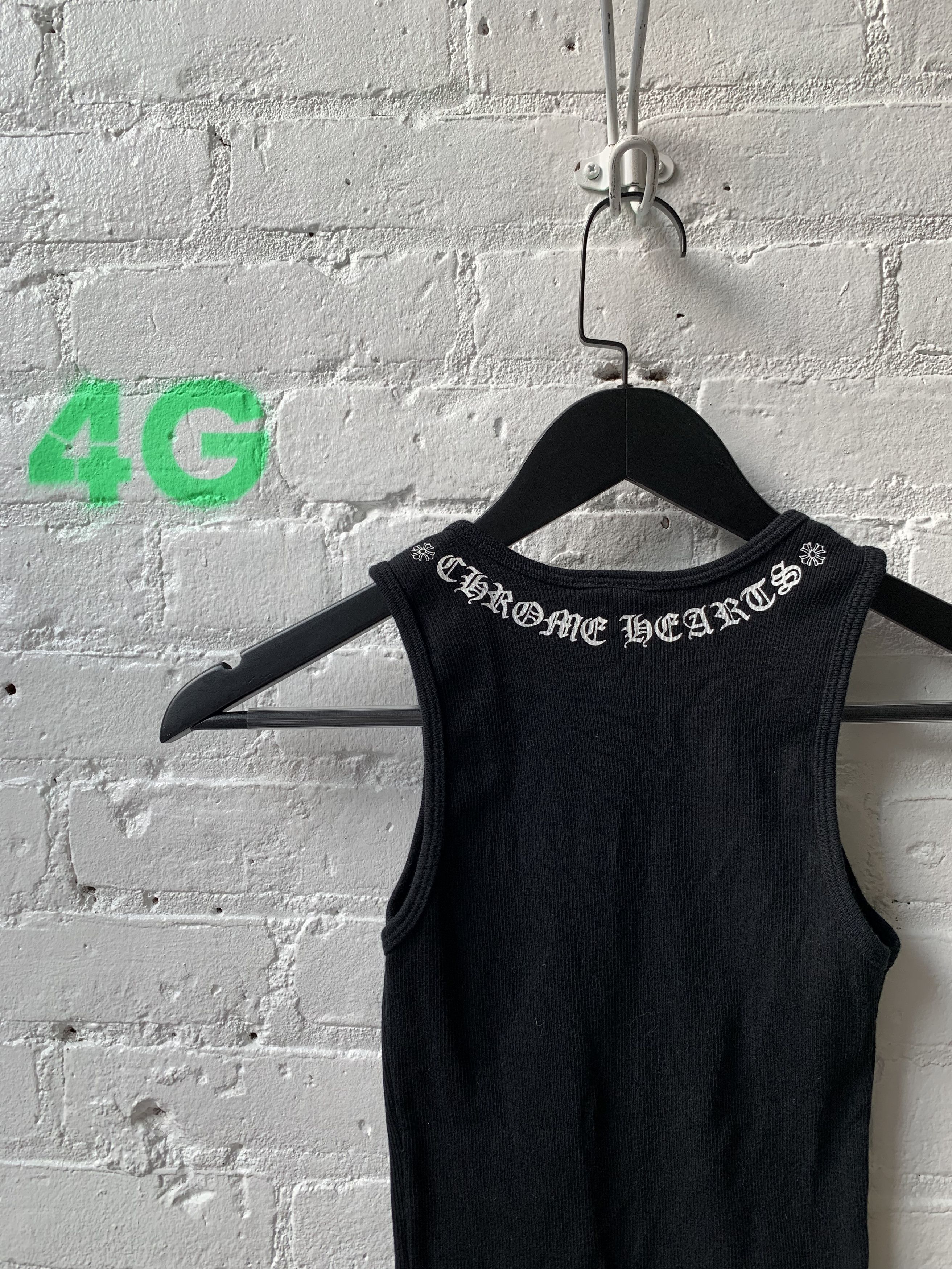 Chrome Hearts × Vintage Chrome Hearts Vintage Black Cross Tank top OS Size ONE SIZE - 3 Thumbnail