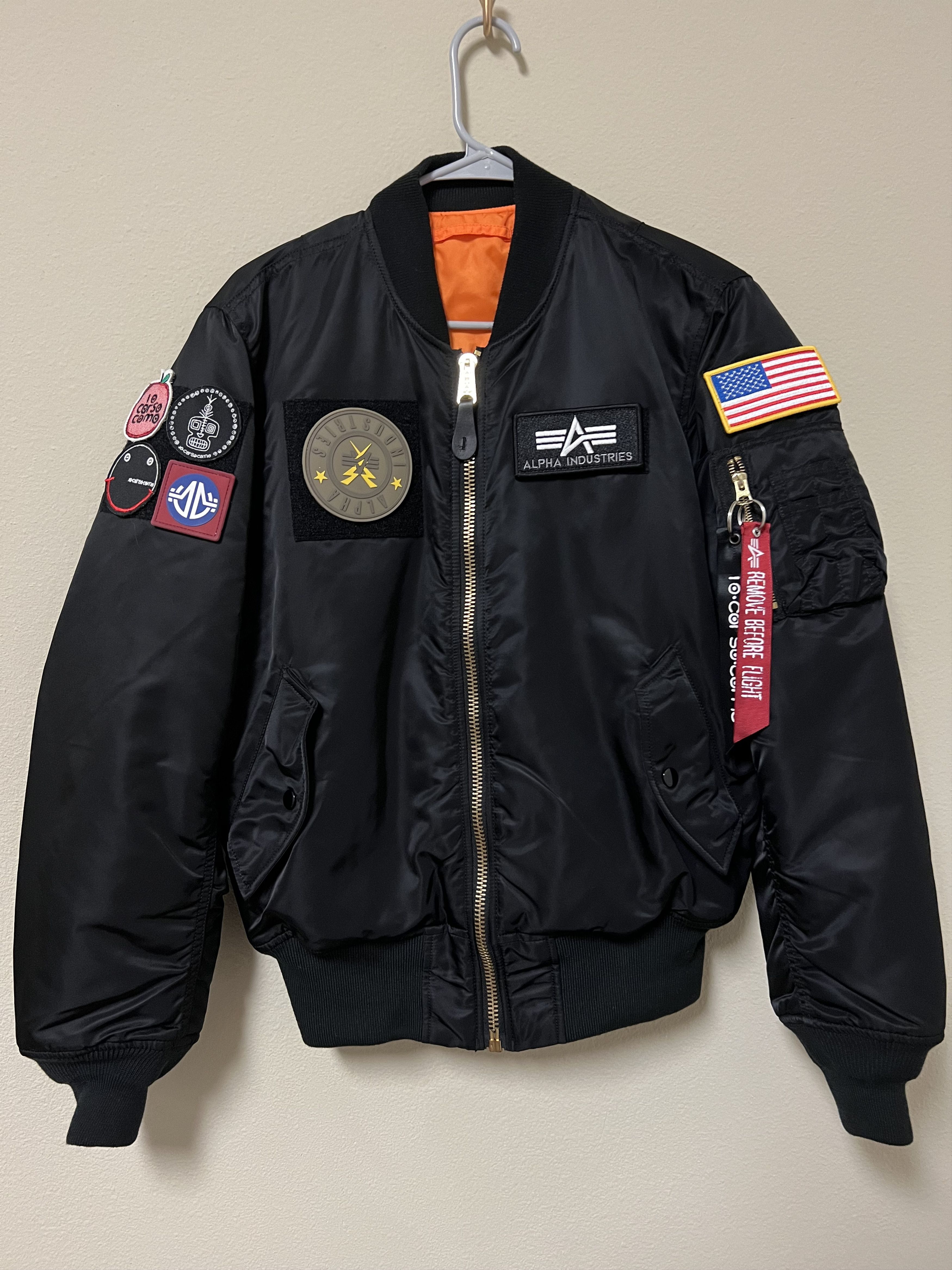 Alpha Industries Blouson 80s 90s ALPHA INDUSTRIES MA-1 USA製 L 80s