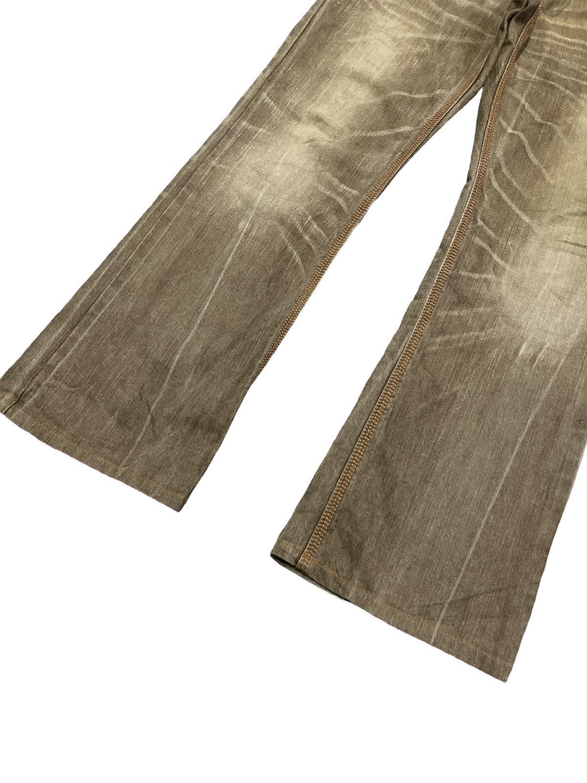 Edwin × Japanese Brand EDWIN XV FLARED DISTRESSED DENIM PANTS Size US 32 / EU 48 - 5 Thumbnail