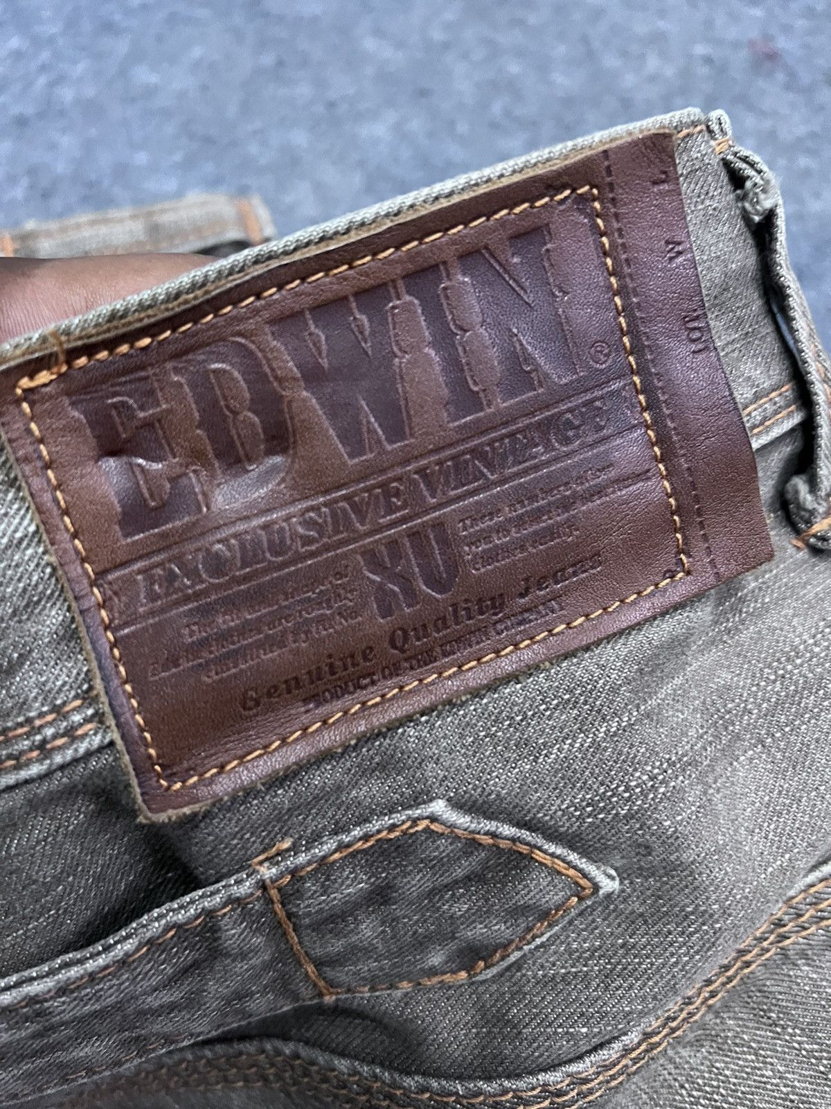 Edwin × Japanese Brand EDWIN XV FLARED DISTRESSED DENIM PANTS Size US 32 / EU 48 - 8 Thumbnail