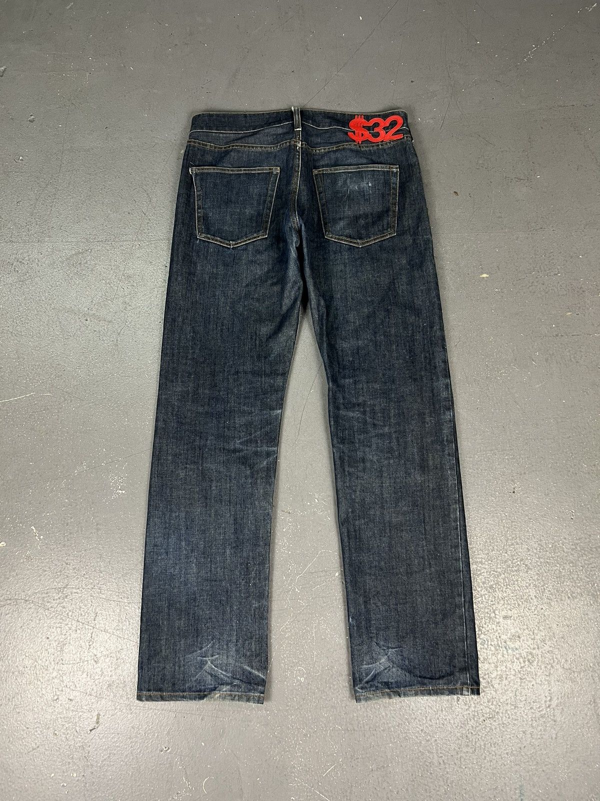 image of Phenomenon x Swagger Money Sign Jeans Size 32X32 in Indigo, Men's