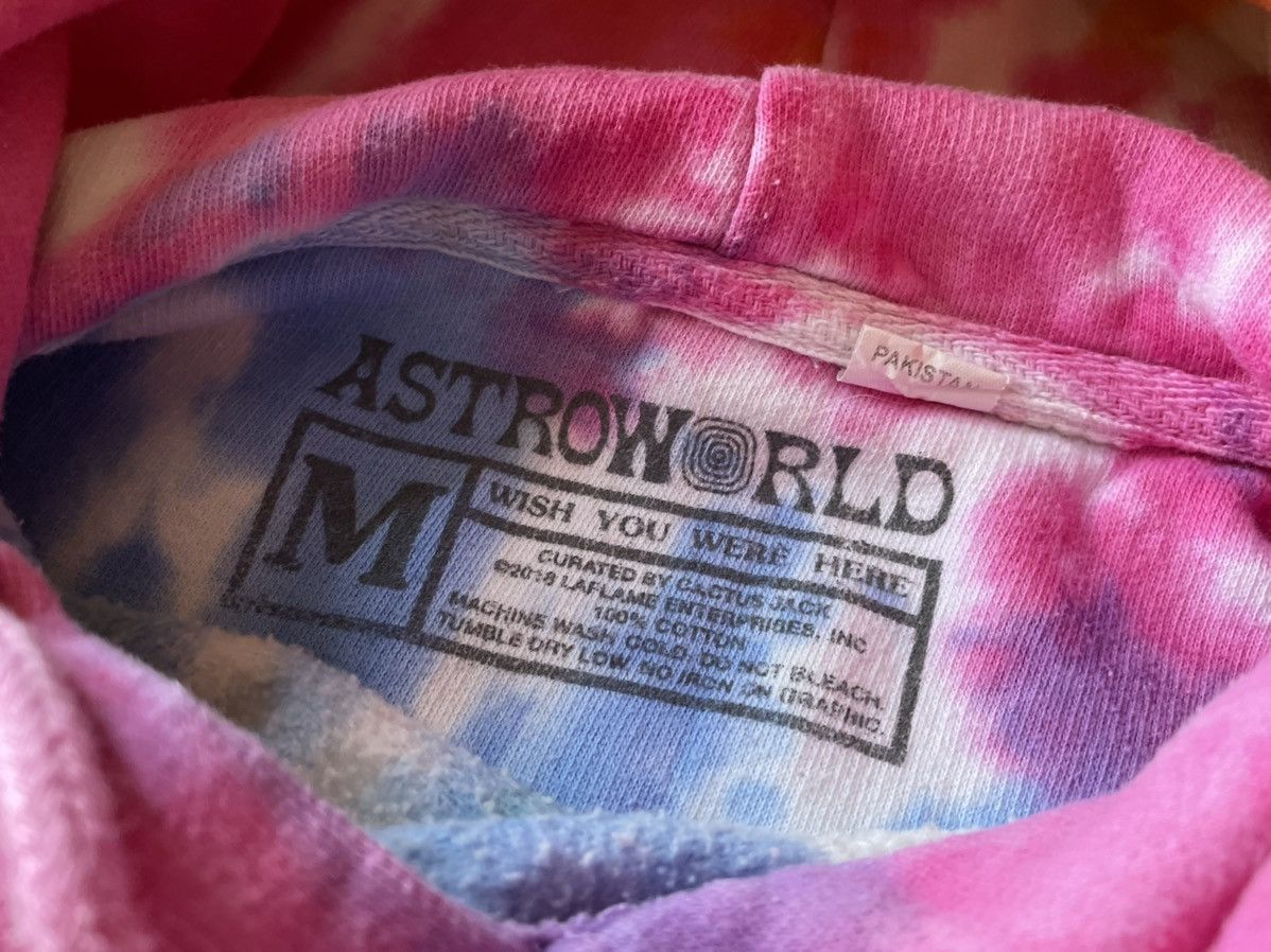 Travis Scott Medium Rainbow Tour Astroworld Festival Tie Dye Hoodie Tee Size US M / EU 48-50 / 2 - 3 Thumbnail