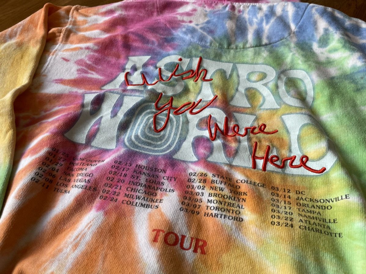 Travis Scott Medium Rainbow Tour Astroworld Festival Tie Dye Hoodie Tee Size US M / EU 48-50 / 2 - 4 Thumbnail