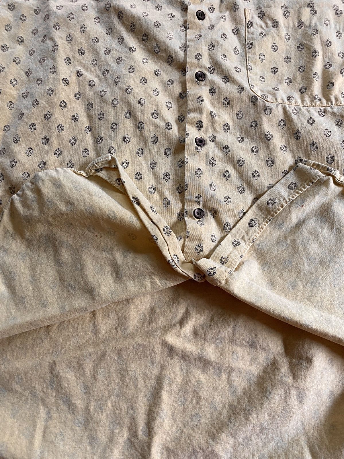 Gap Vintage 80’s Gap Shields All Over Long Sleeve Button Up Size US M / EU 48-50 / 2 - 4 Thumbnail