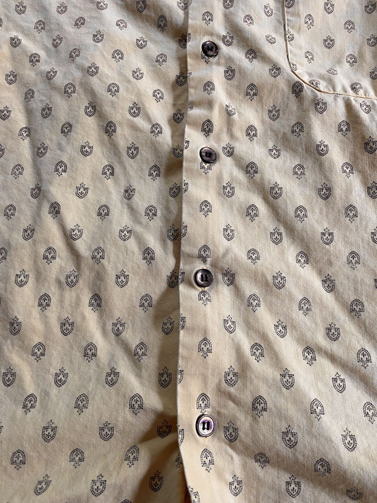 Gap Vintage 80’s Gap Shields All Over Long Sleeve Button Up Size US M / EU 48-50 / 2 - 3 Thumbnail