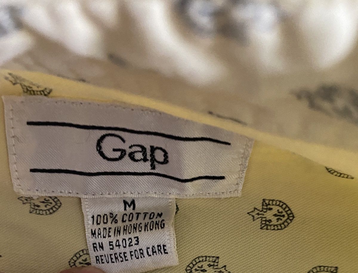 Gap Vintage 80’s Gap Shields All Over Long Sleeve Button Up Size US M / EU 48-50 / 2 - 6 Thumbnail