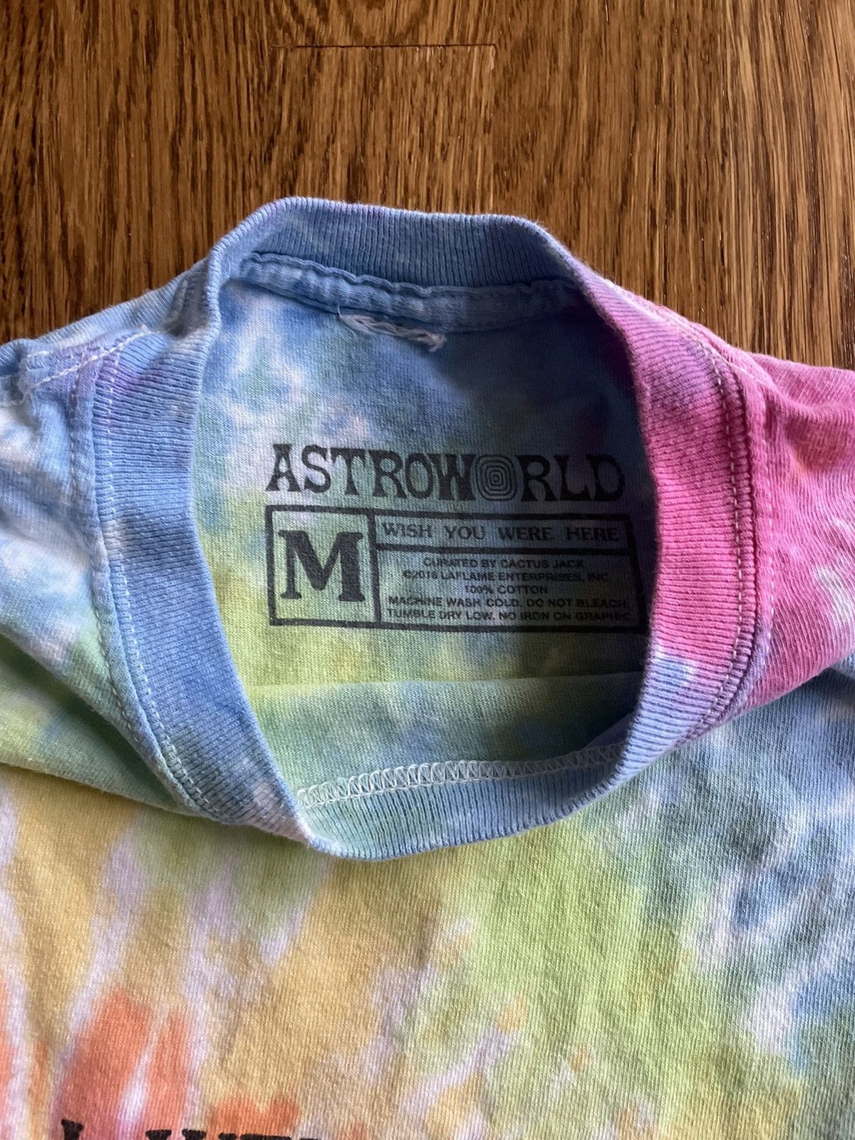 Travis Scott Medium Astroworld Tie Dye Where Were You Tee Shirt Size US M / EU 48-50 / 2 - 5 Thumbnail