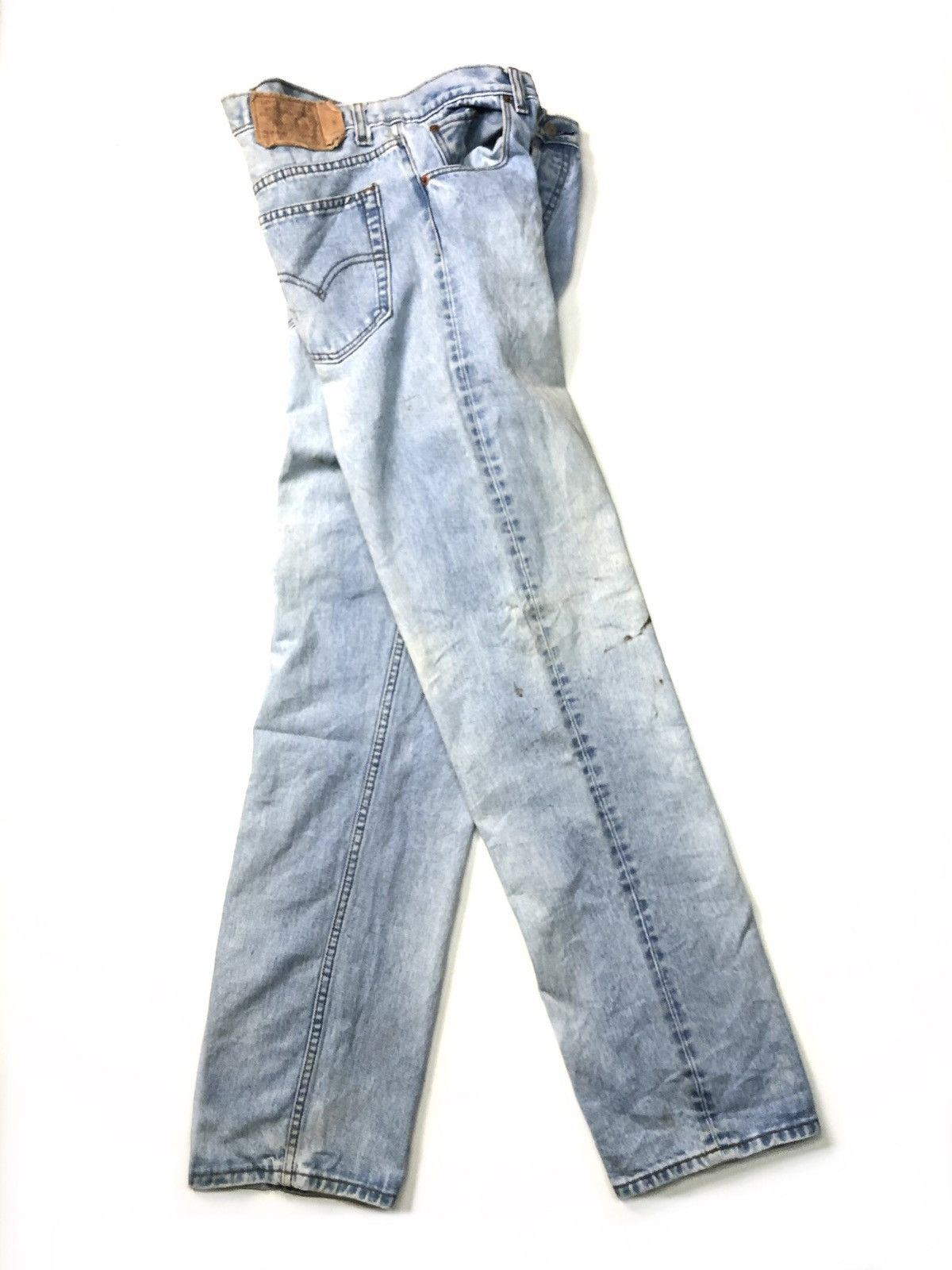 Levi's × Vintage VINTAGE 1993 LEVI’S 501 BLUE WASH DISTRESSED DENIM USA 🇺🇸 Size US 33 - 1 Thumbnail