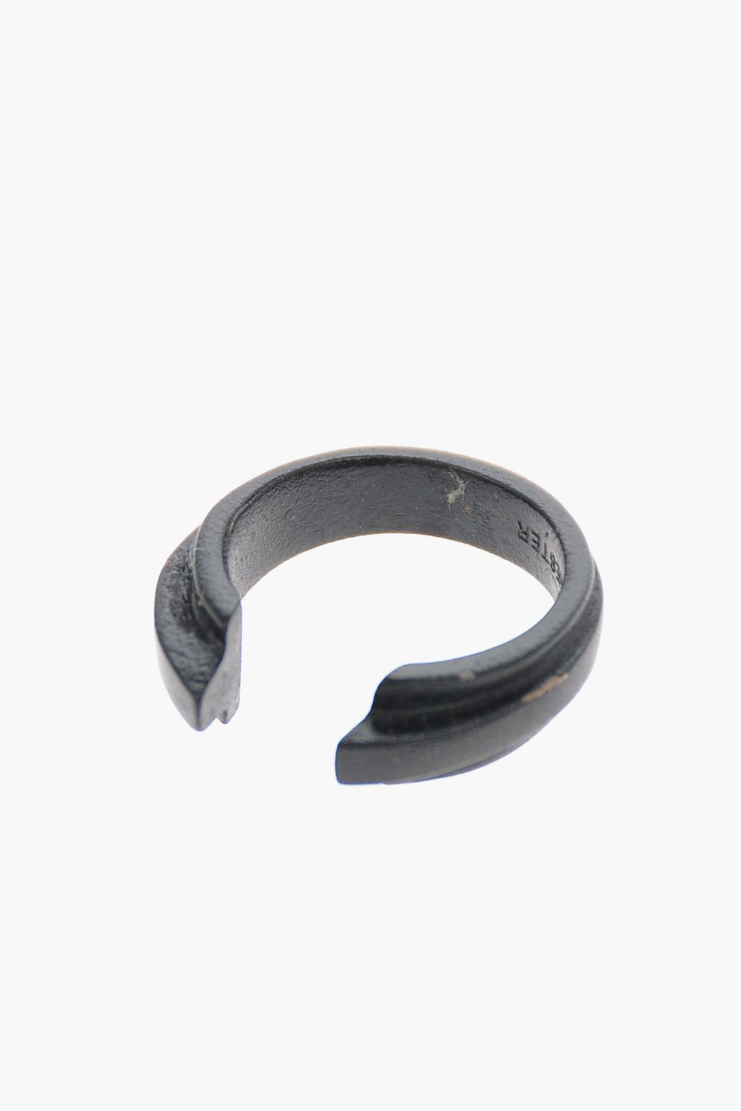 Ann Demeulemeester Ring in Black in 5mm Size Size ONE SIZE - 3 Thumbnail