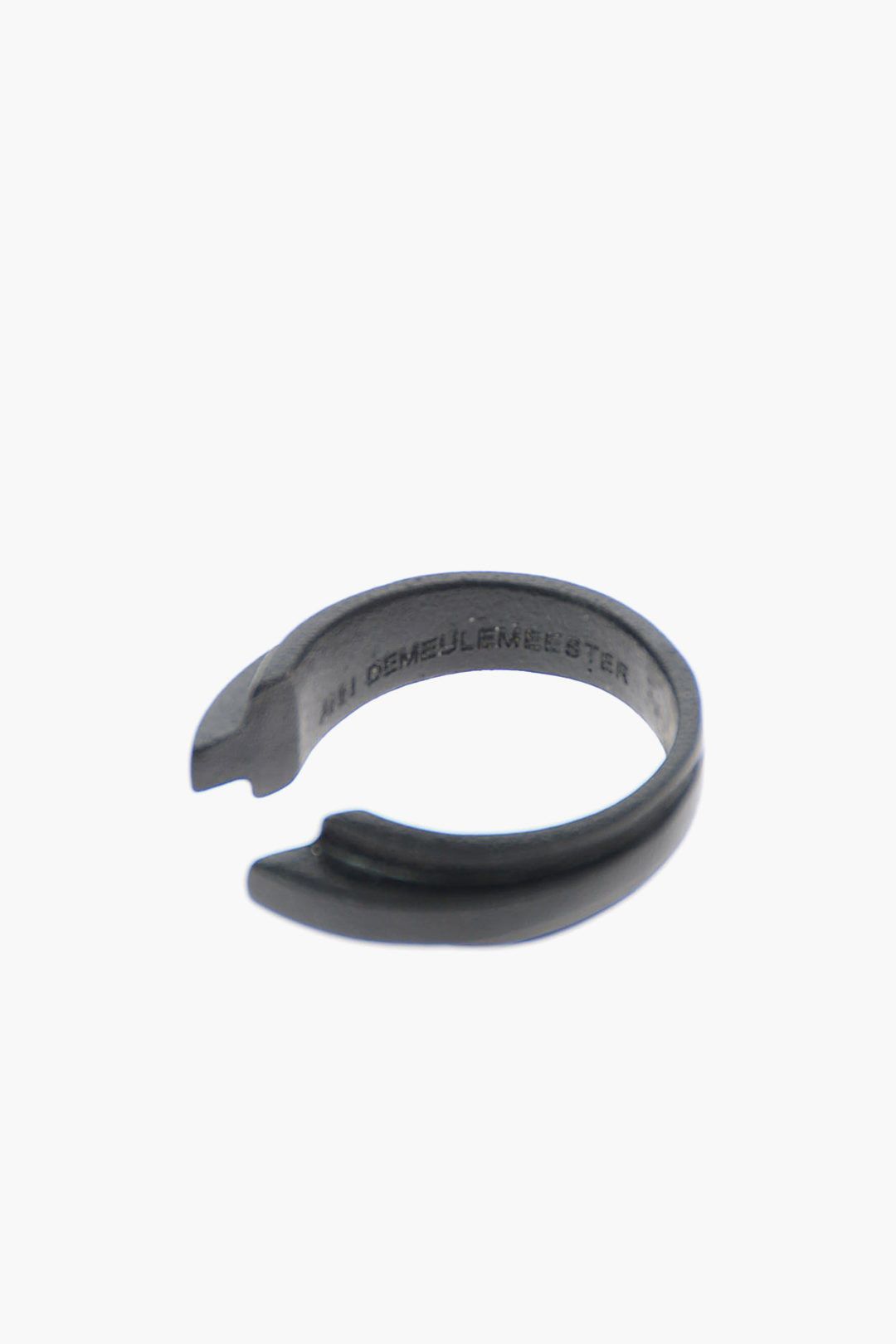 Ann Demeulemeester Ring in Black in 5mm Size Size ONE SIZE - 4 Thumbnail