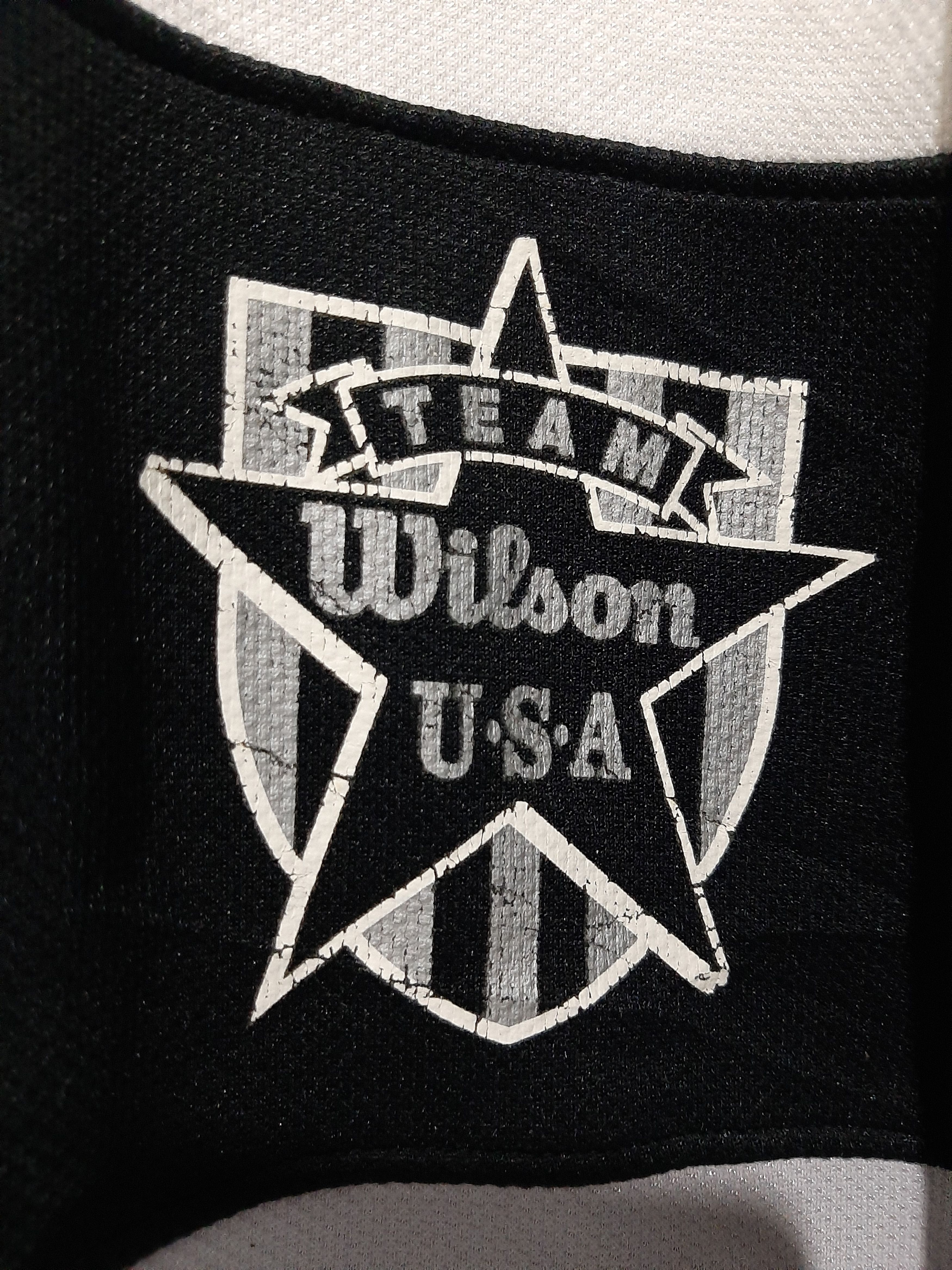 Vintage × Wilson VINTAGE TEAM WILSON USA SWEATER ZIPPER Size US L / EU 52-54 / 3 - 4 Thumbnail