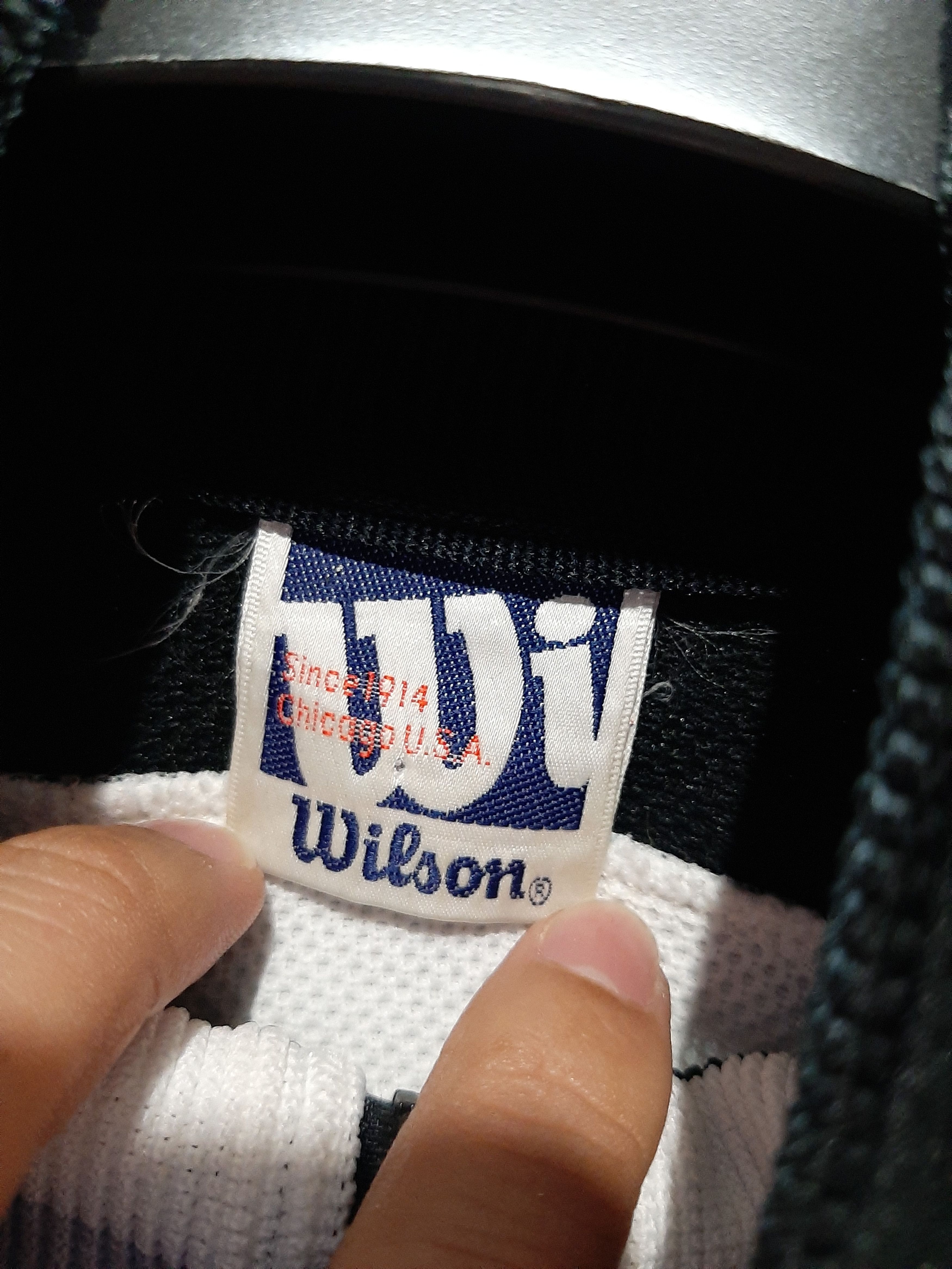 Vintage × Wilson VINTAGE TEAM WILSON USA SWEATER ZIPPER Size US L / EU 52-54 / 3 - 9 Thumbnail