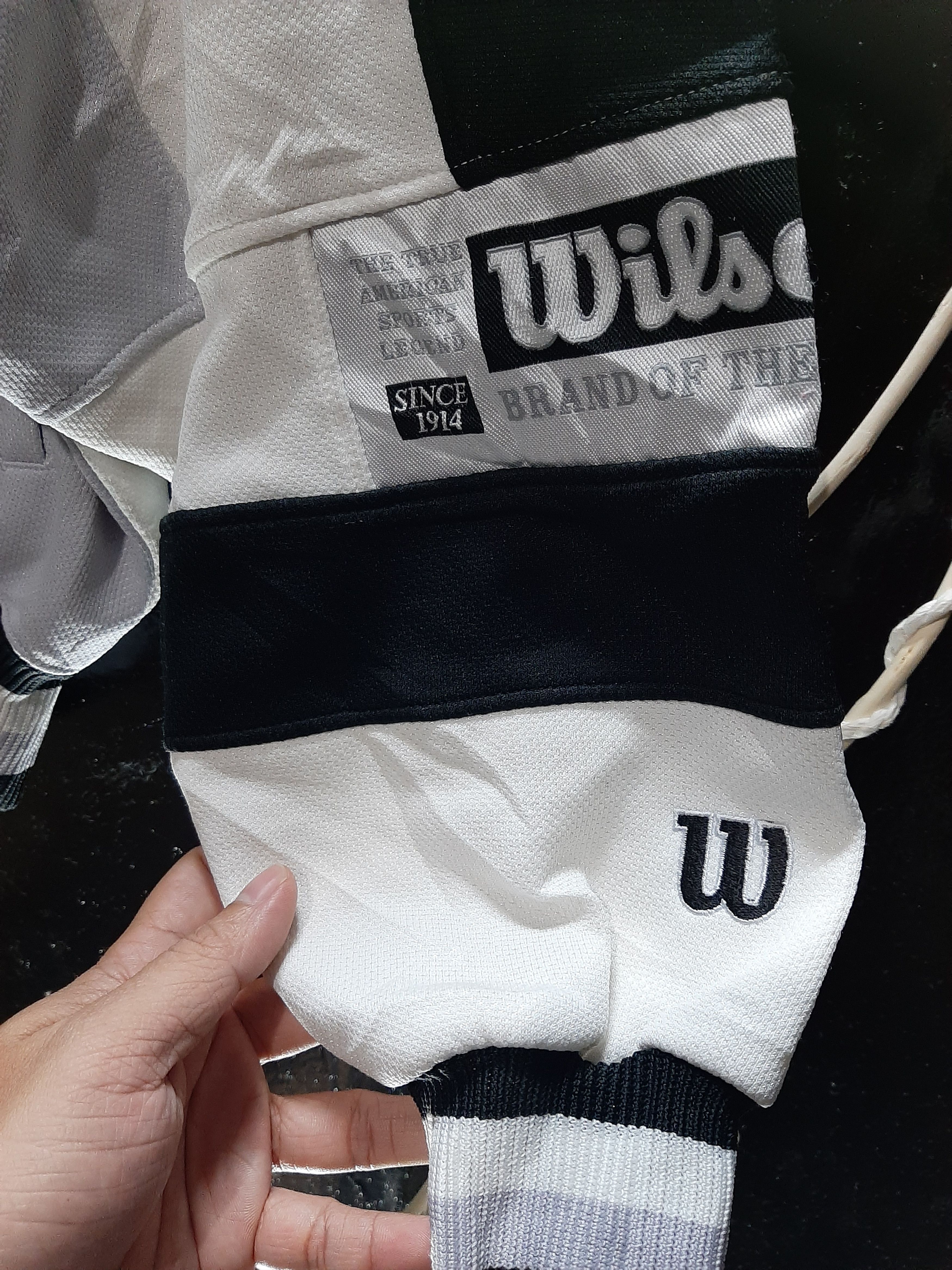Vintage × Wilson VINTAGE TEAM WILSON USA SWEATER ZIPPER Size US L / EU 52-54 / 3 - 5 Thumbnail