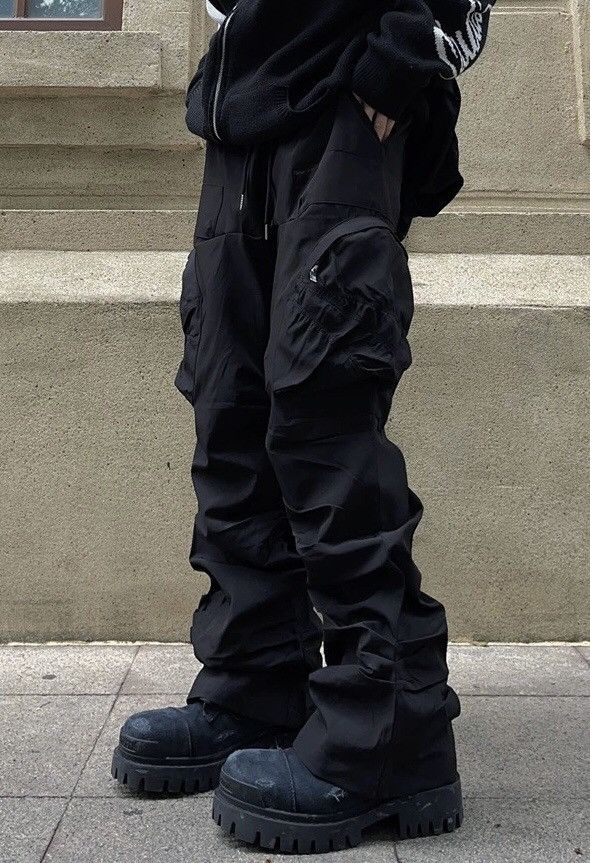 Japanese Brand × Vintage Utility grunge multi pocket nylon pants Size US 30 / EU 46 - 1 Thumbnail