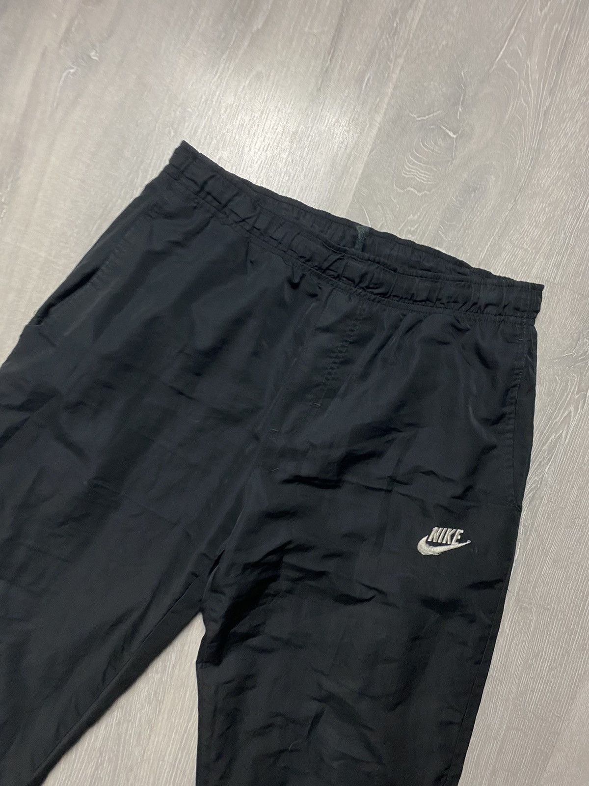 Nike × Vintage Nike Premier vintage black track pants small swoosh 2000s Size US 30 / EU 46 - 2 Thumbnail