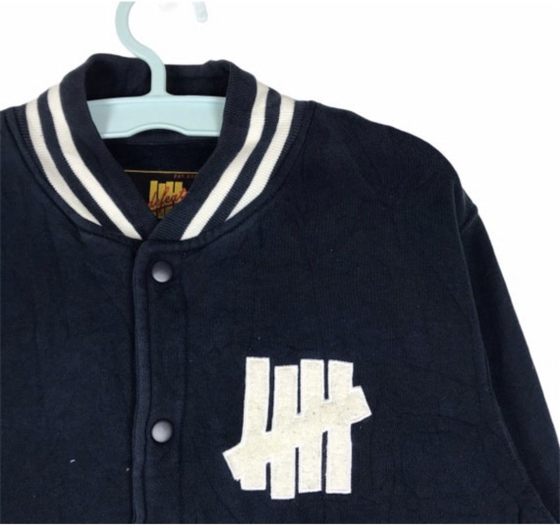 Undefeated Rare UNDEFEATED signature logo snap button varsity jacket Size US M / EU 48-50 / 2 - 4 Thumbnail