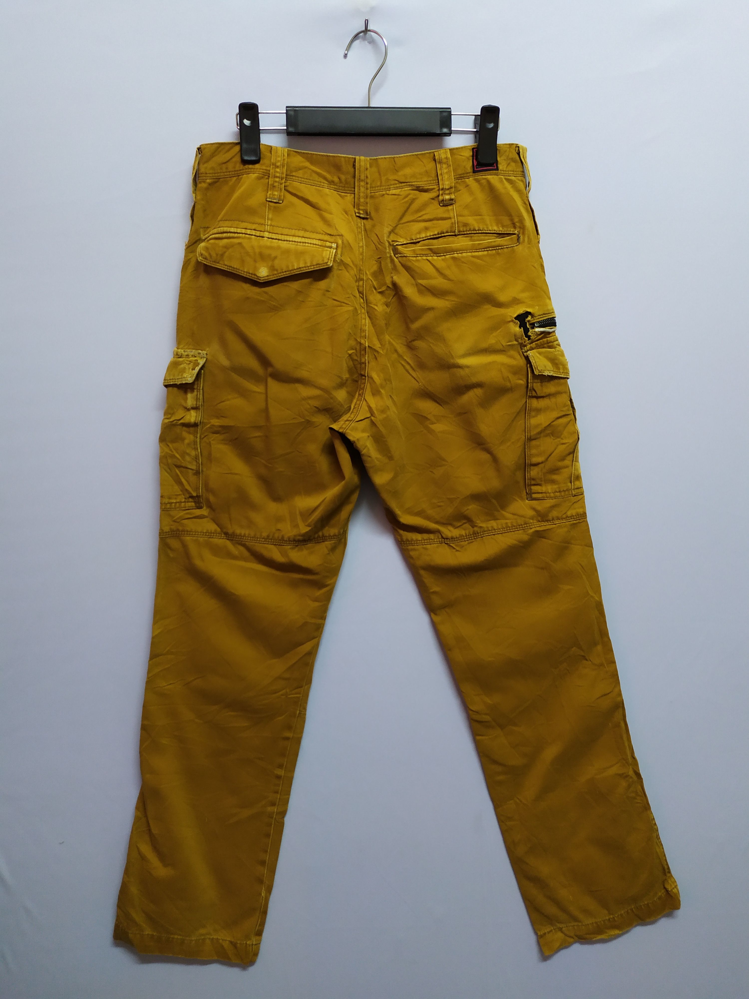 Japanese Brand × Vintage VINTAGE JAPANESE FADED BROWN CARGO PANTS Size US 30 / EU 46 - 17 Thumbnail