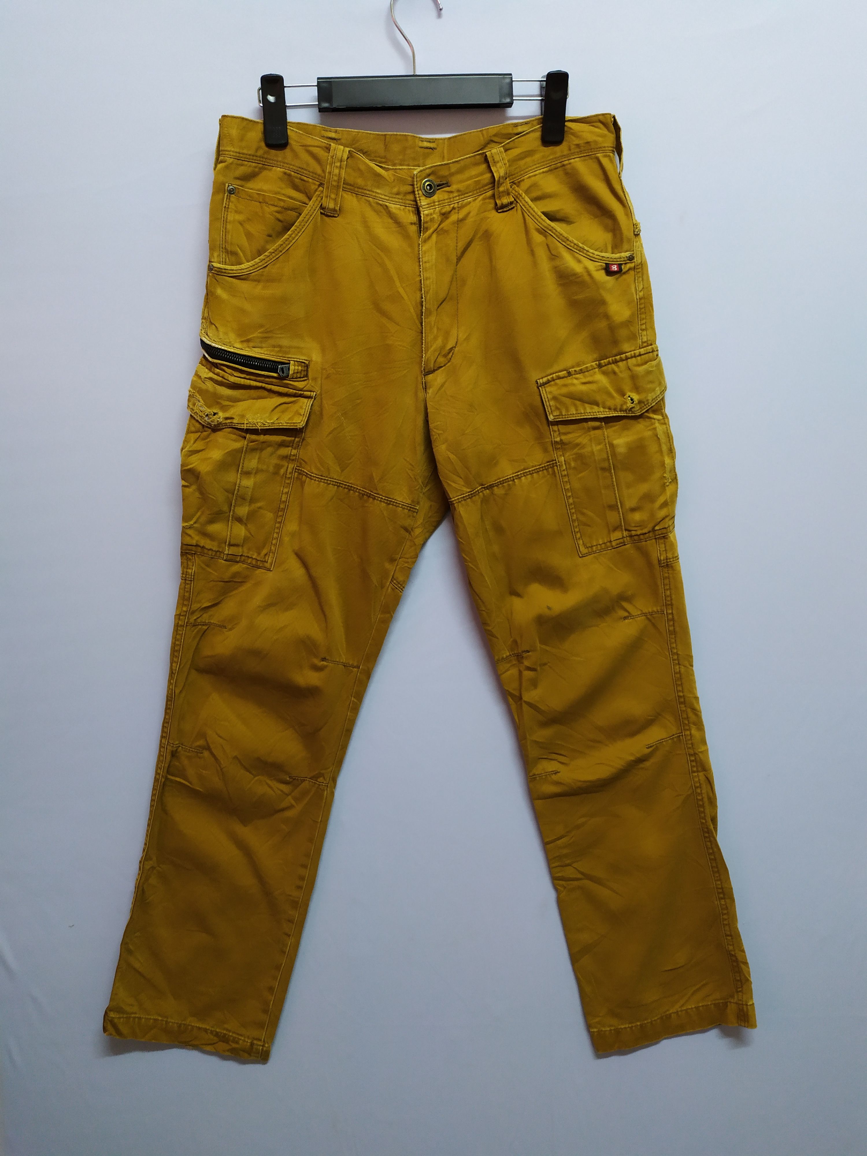 Japanese Brand × Vintage VINTAGE JAPANESE FADED BROWN CARGO PANTS Size US 30 / EU 46 - 1 Thumbnail