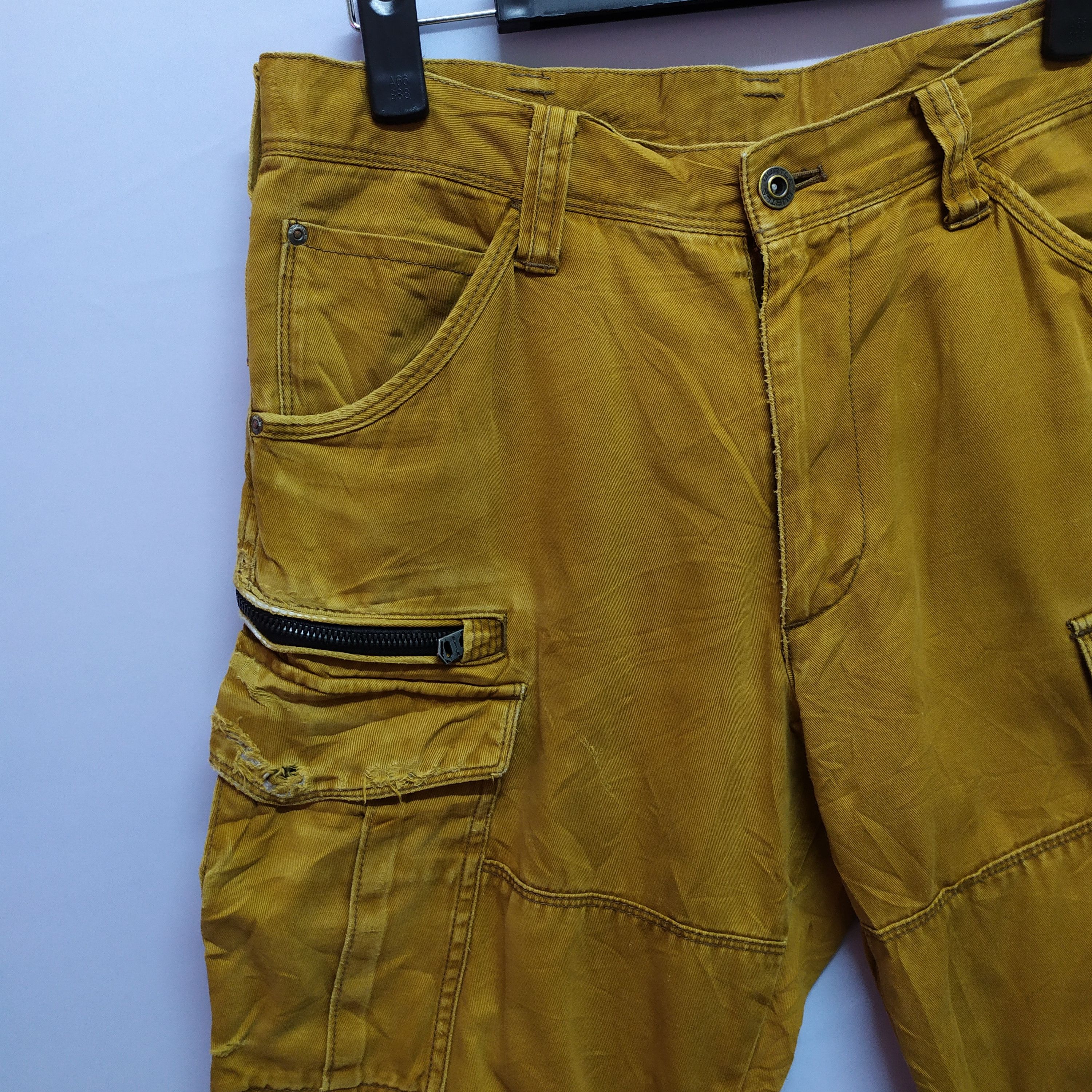 Japanese Brand × Vintage VINTAGE JAPANESE FADED BROWN CARGO PANTS Size US 30 / EU 46 - 3 Thumbnail