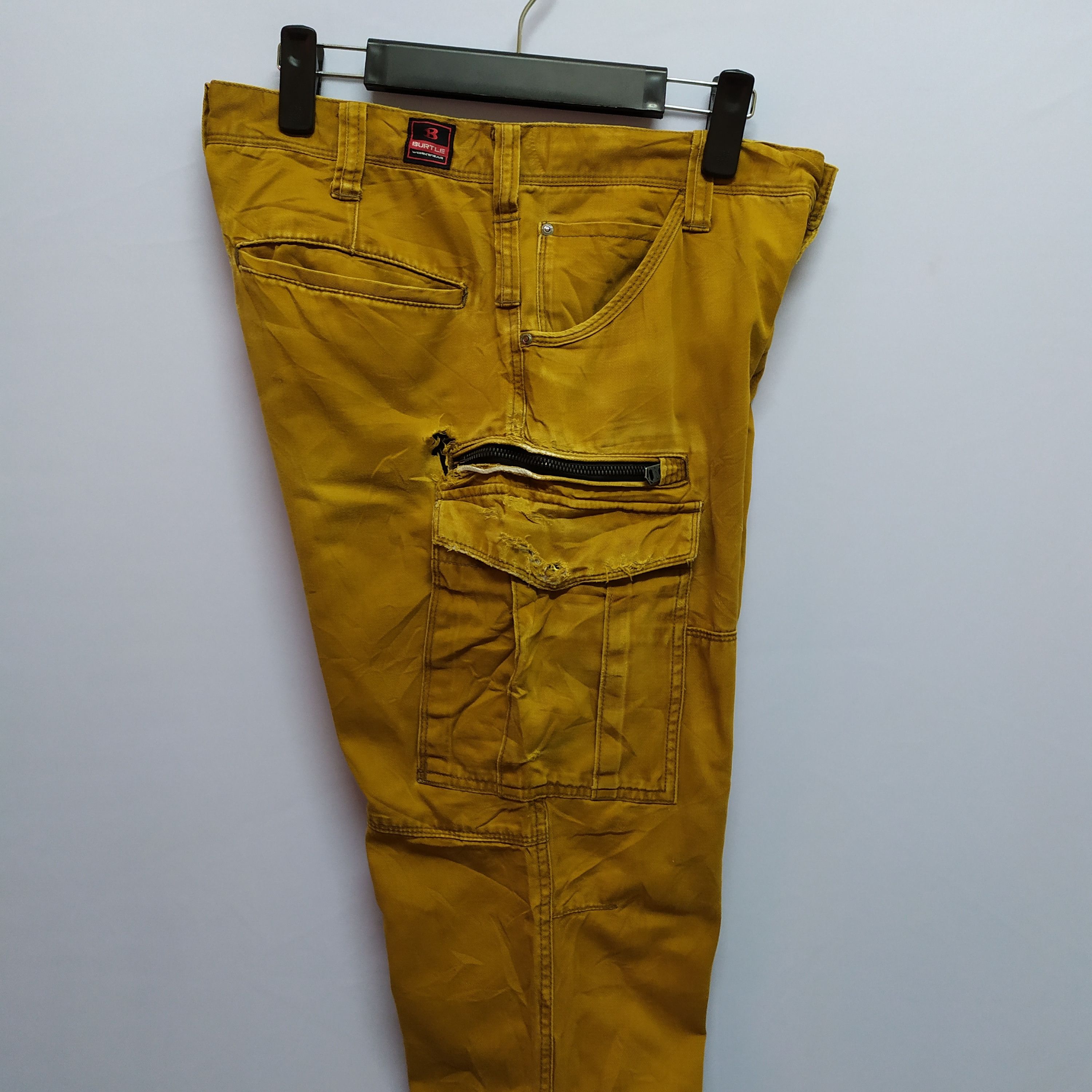 Japanese Brand × Vintage VINTAGE JAPANESE FADED BROWN CARGO PANTS Size US 30 / EU 46 - 13 Thumbnail
