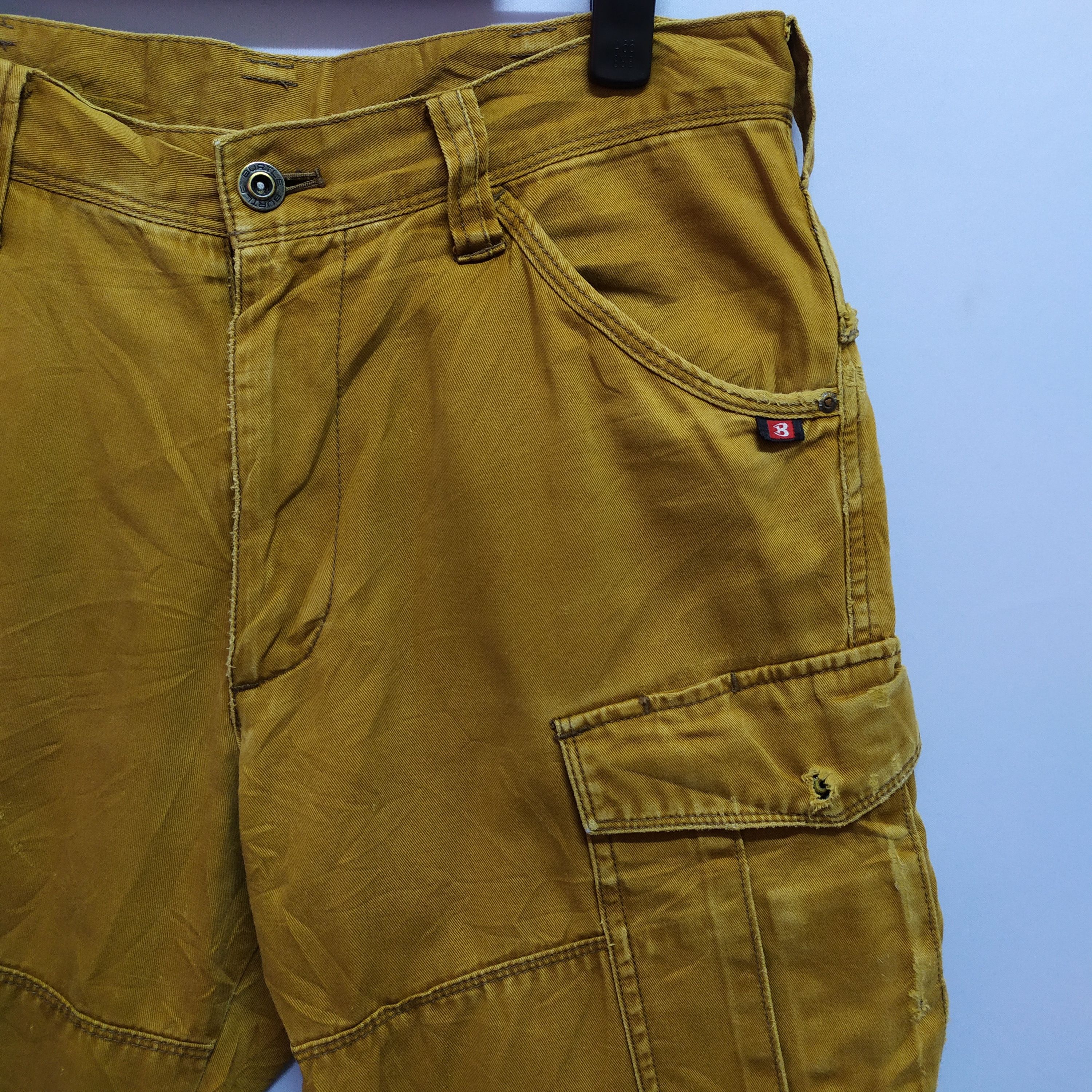 Japanese Brand × Vintage VINTAGE JAPANESE FADED BROWN CARGO PANTS Size US 30 / EU 46 - 2 Thumbnail