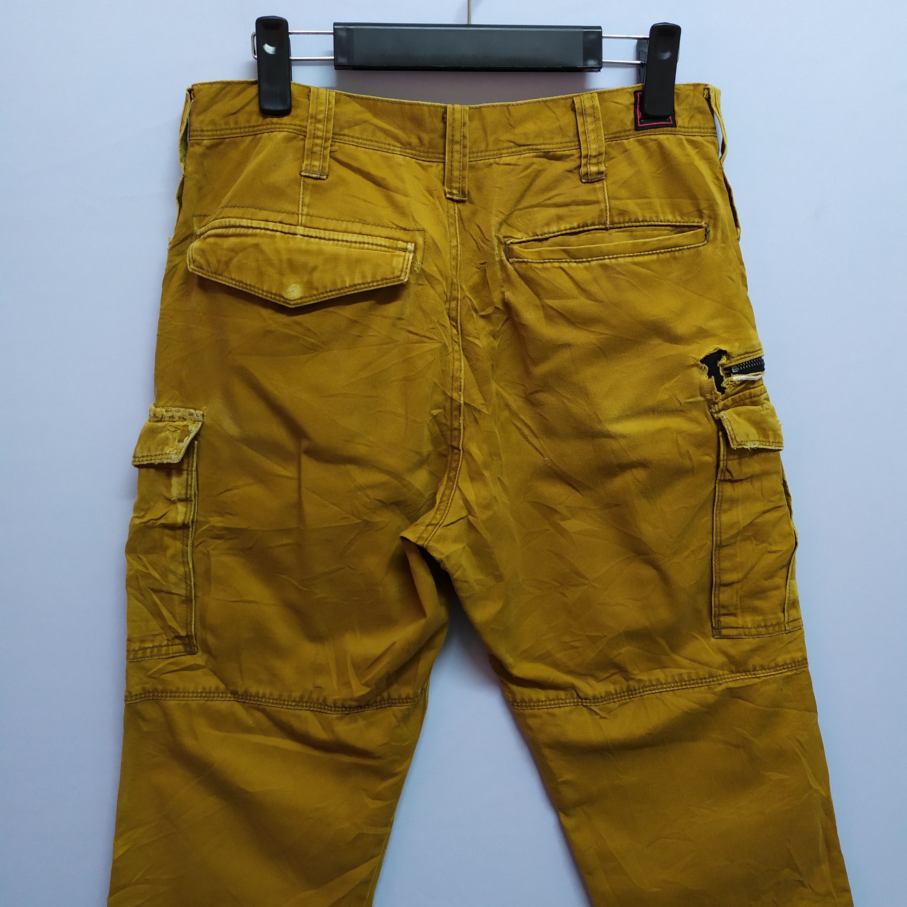 Japanese Brand × Vintage VINTAGE JAPANESE FADED BROWN CARGO PANTS Size US 30 / EU 46 - 16 Thumbnail