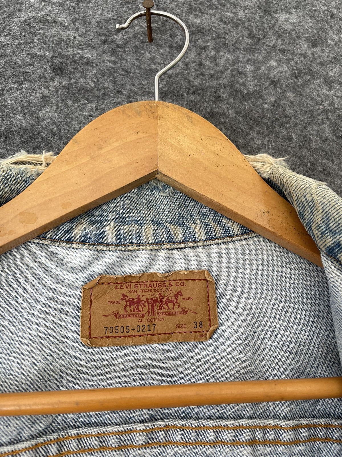 Levi's Vintage Clothing VINTAGE LEVIS DENIM WORKER JACKET Size US M / EU 48-50 / 2 - 7 Thumbnail