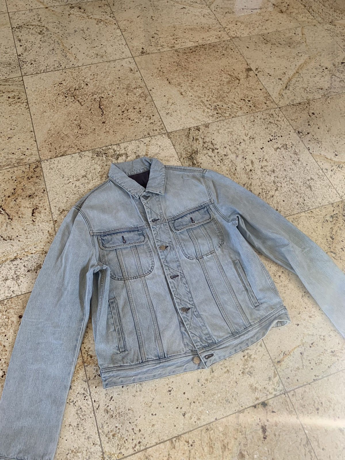 Acne Studios Tent Denim Jacket in Light Blue Size US M / EU 48-50 / 2 - 6 Thumbnail