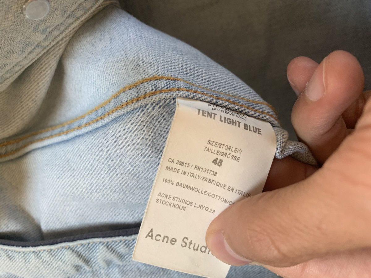 Acne Studios Tent Denim Jacket in Light Blue Size US M / EU 48-50 / 2 - 11 Thumbnail