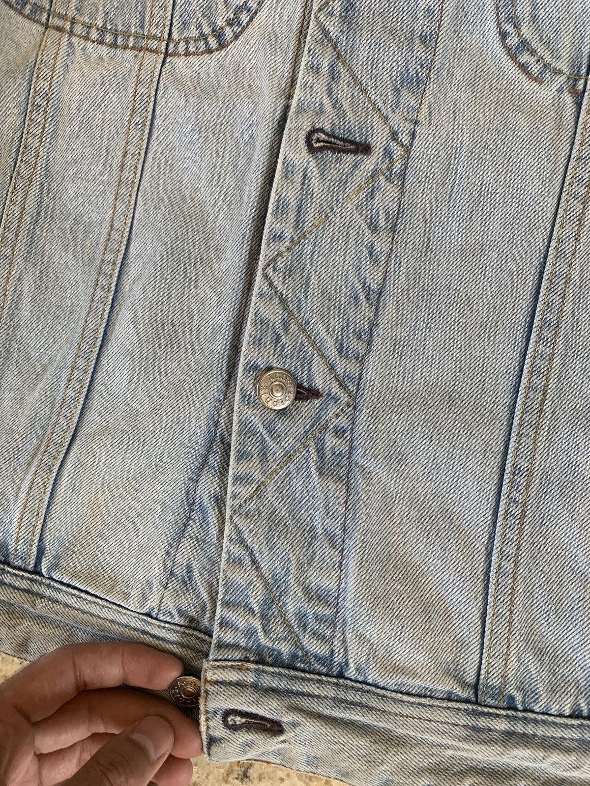 Acne Studios Tent Denim Jacket in Light Blue Size US M / EU 48-50 / 2 - 8 Thumbnail