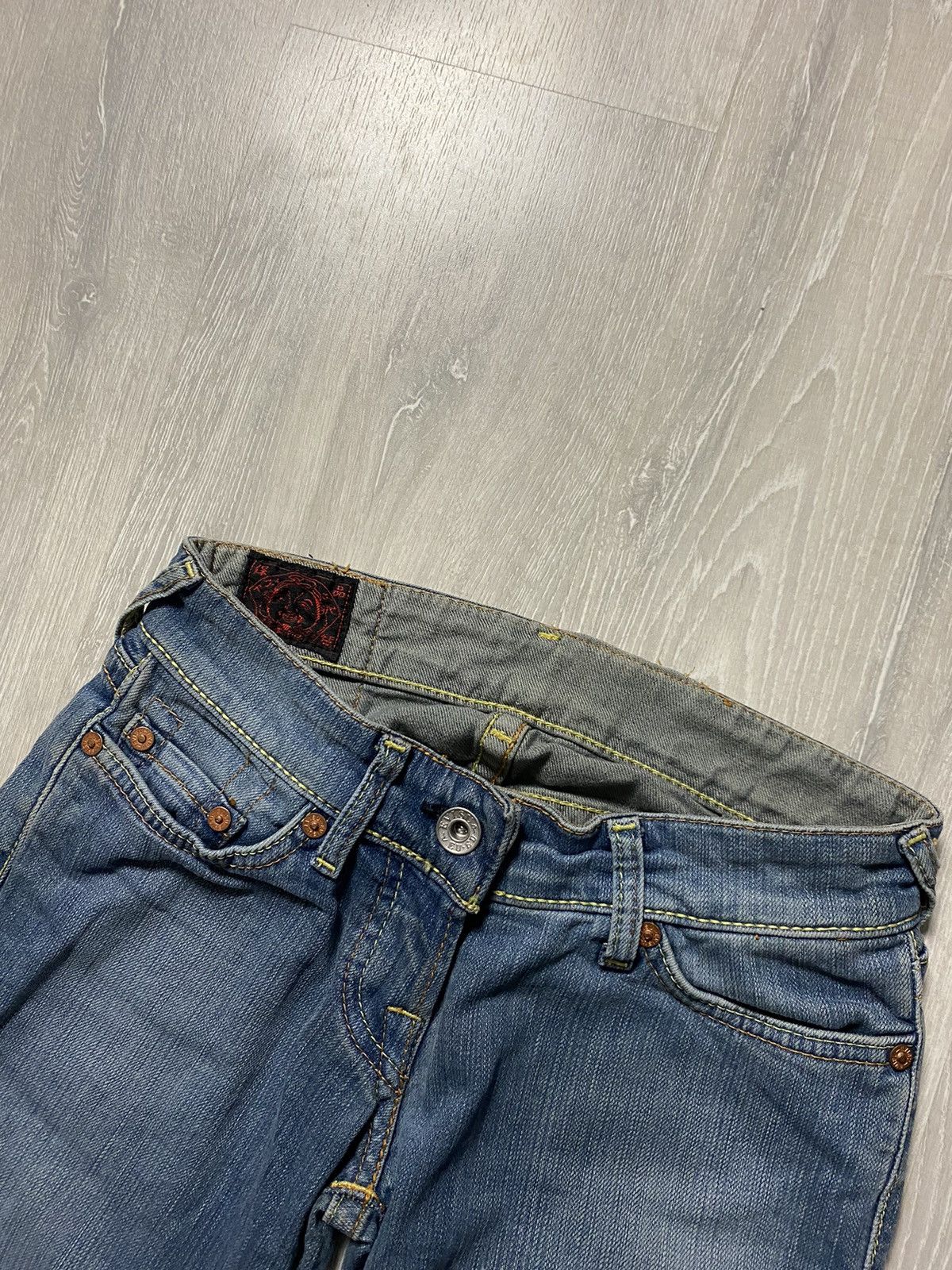 Evisu Evisu EU ED vintage blue jeans white seagulls Japan Size 26" / US 2 / IT 38 - 5 Thumbnail
