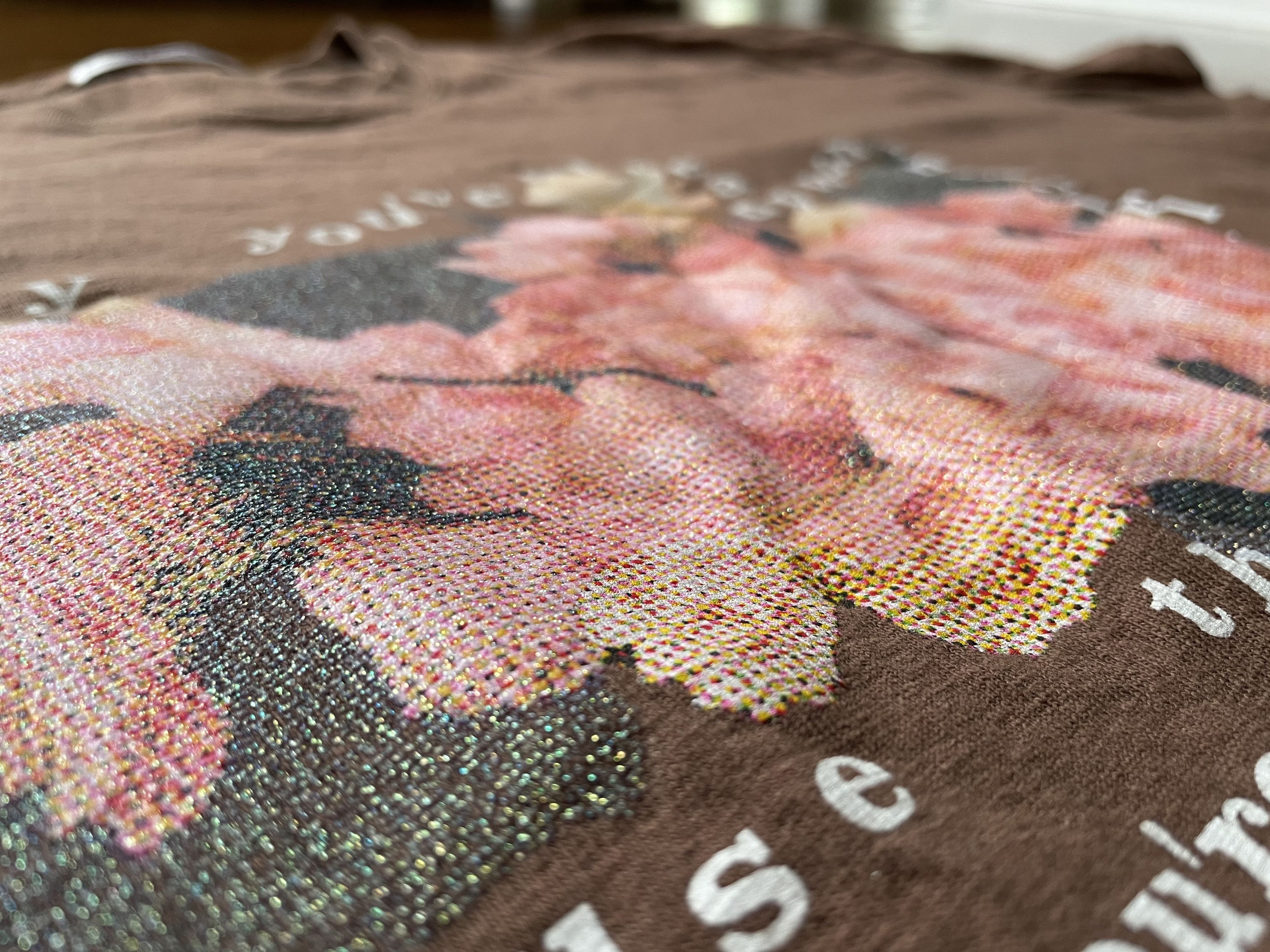 Advisory Board Crystals 2XL XXL Brown ABC Mothers Day Tee Shirt Earth Flowers Size US XXL / EU 58 / 5 - 9 Thumbnail