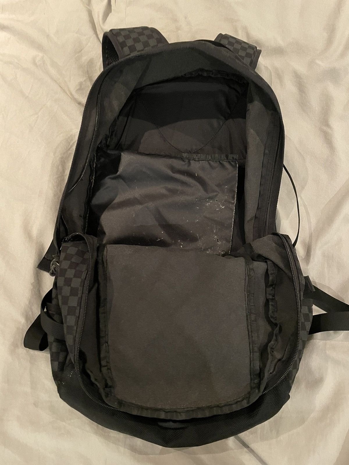 Supreme FW11 SUPREME BLACK DAMIER LV STYLE BACKPACK BAG Size ONE SIZE - 6 Thumbnail