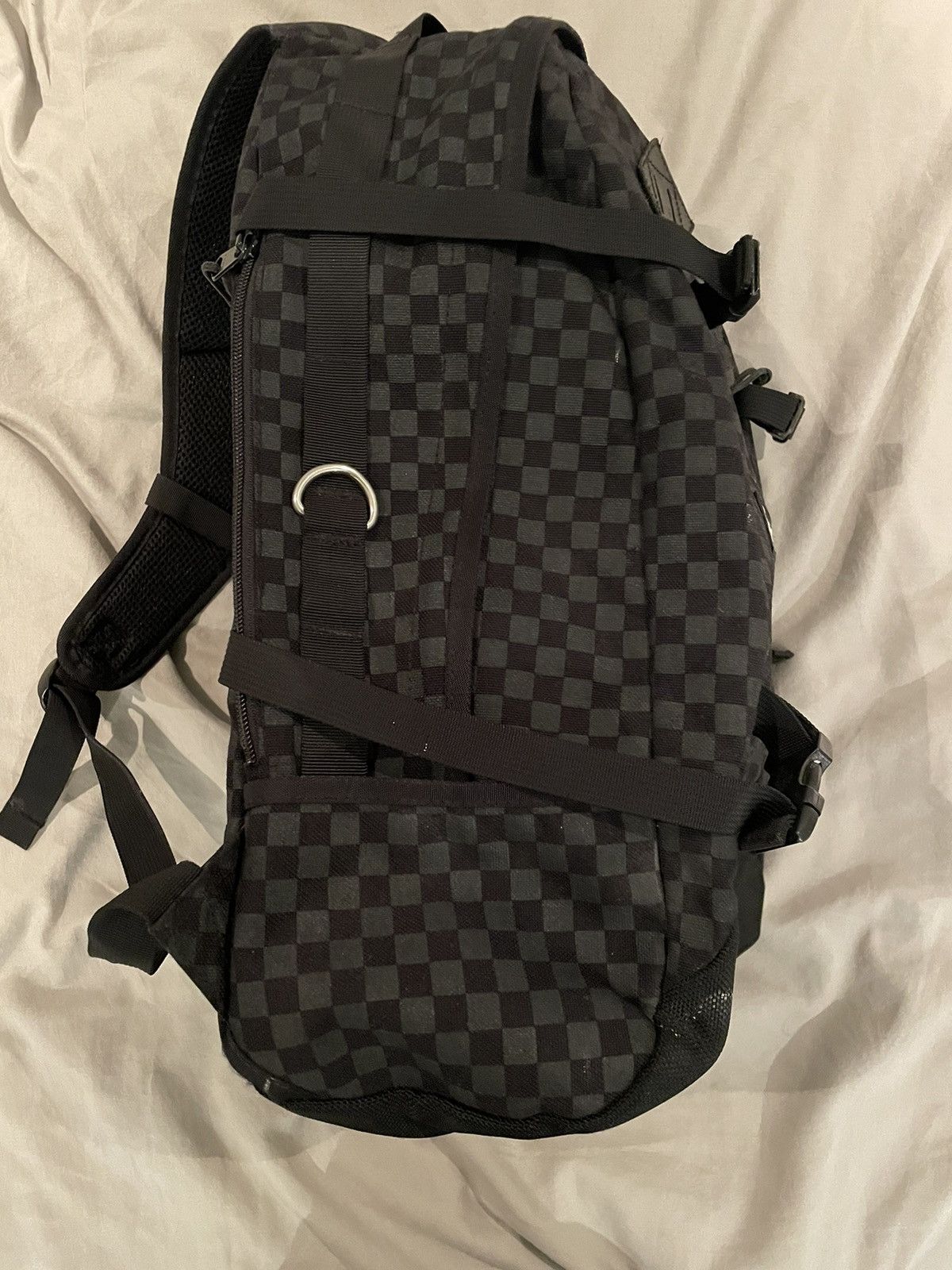 Supreme FW11 SUPREME BLACK DAMIER LV STYLE BACKPACK BAG Size ONE SIZE - 5 Thumbnail