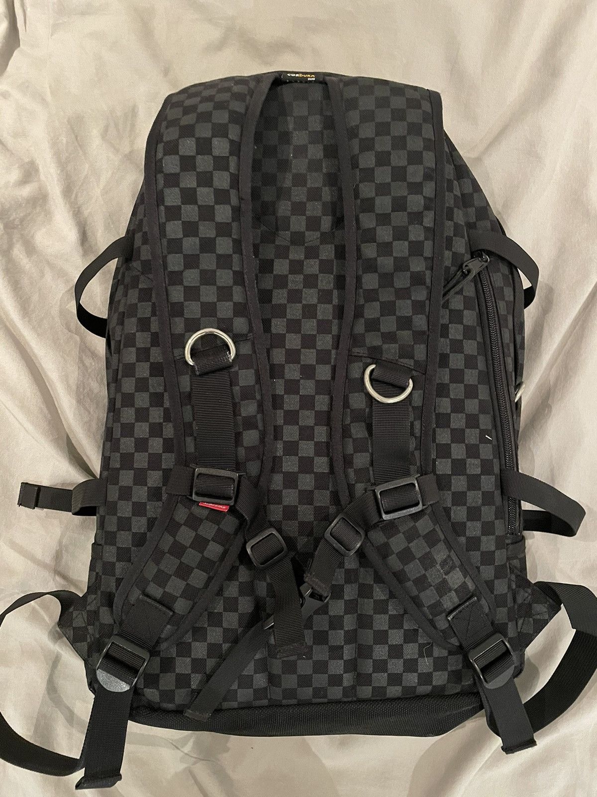 Supreme FW11 SUPREME BLACK DAMIER LV STYLE BACKPACK BAG Size ONE SIZE - 3 Thumbnail