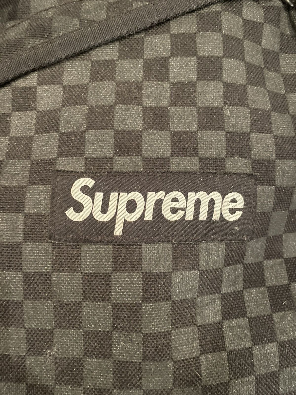 Supreme FW11 SUPREME BLACK DAMIER LV STYLE BACKPACK BAG Size ONE SIZE - 2 Thumbnail