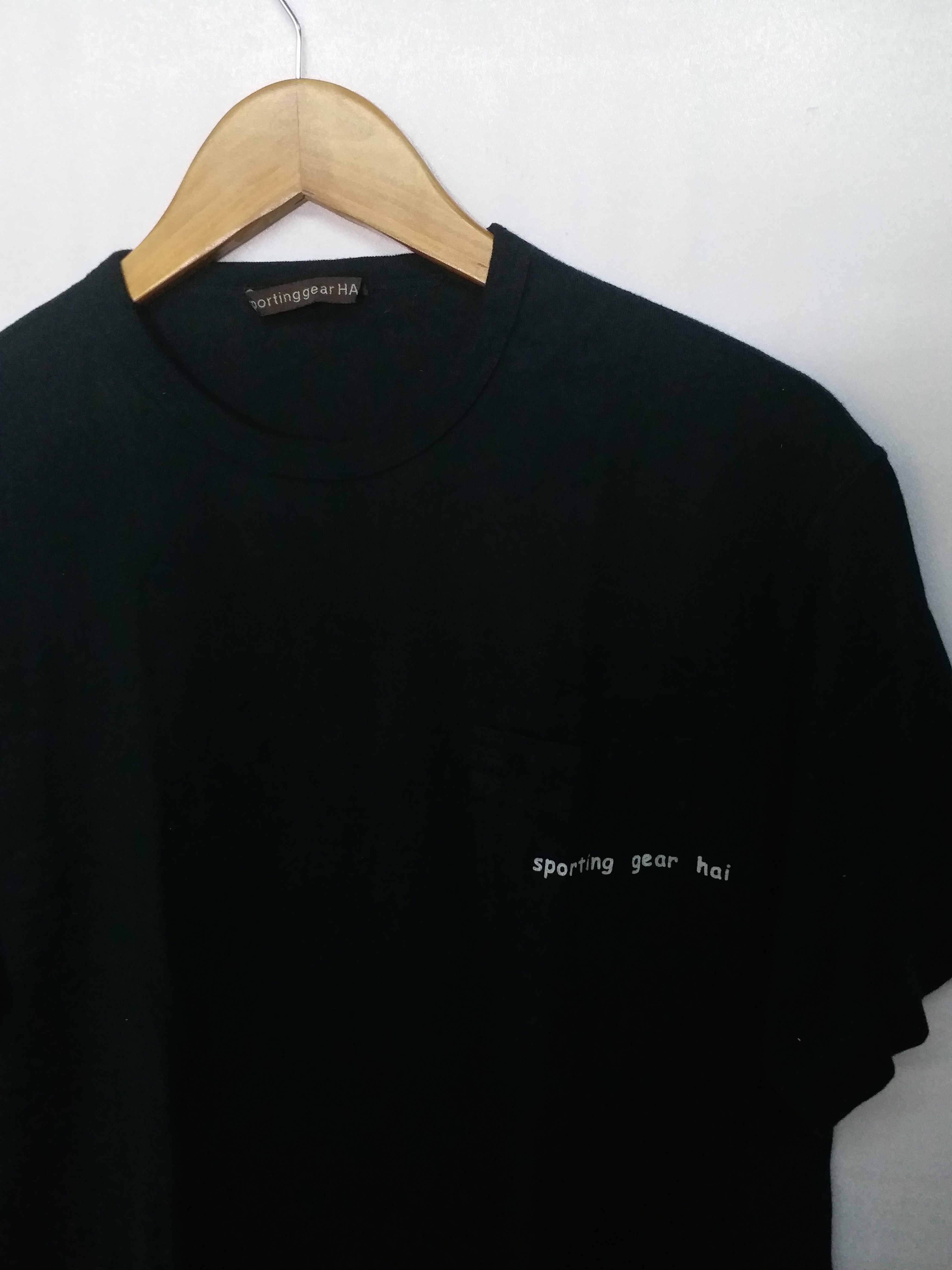 Hai Sporting Gear × Issey Miyake Issey Miyake Hai Sporting Gear Black T Shirt Minimalist Size US M / EU 48-50 / 2 - 2 Thumbnail