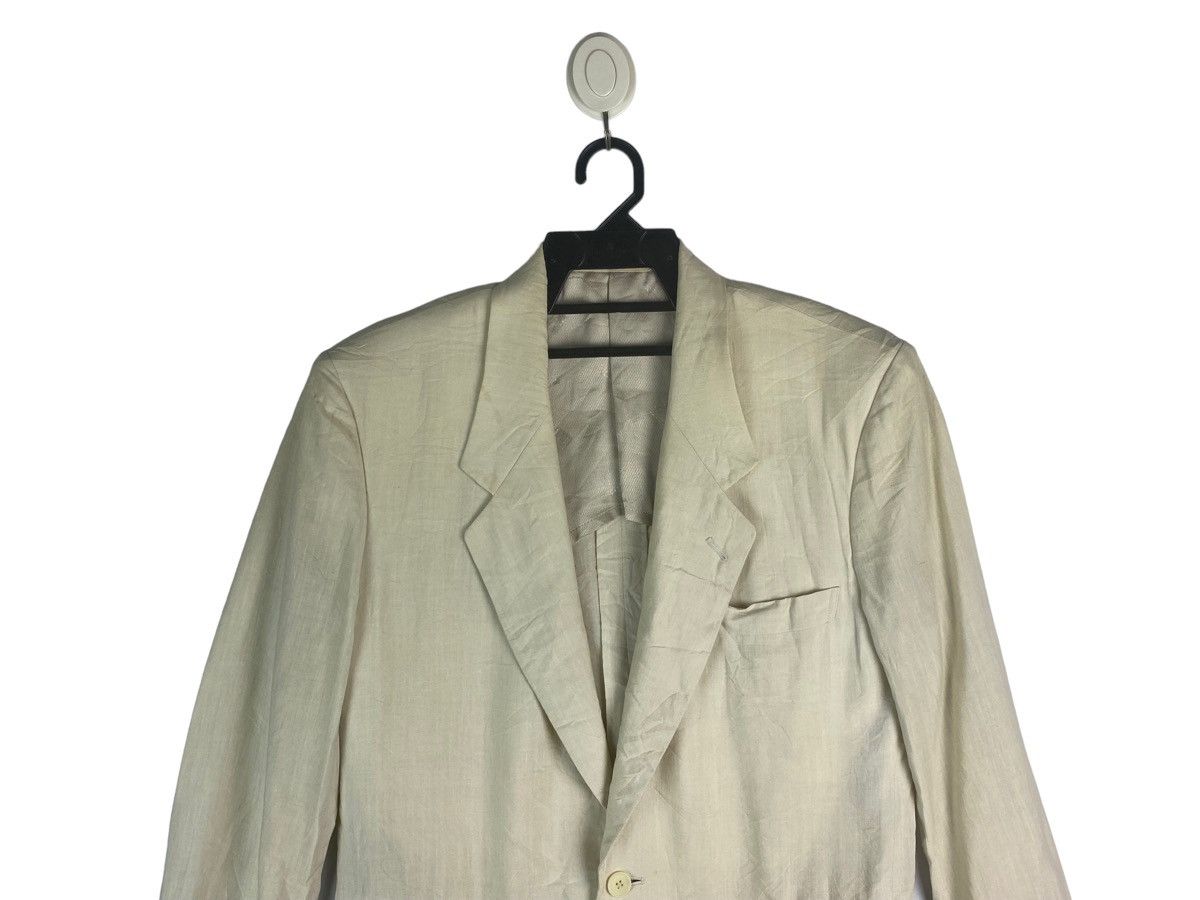 Christian Dior Monsieur × Vintage Vtg 80s CHRISTIAN DIOR cotton blazer coat Size 42S - 5 Thumbnail