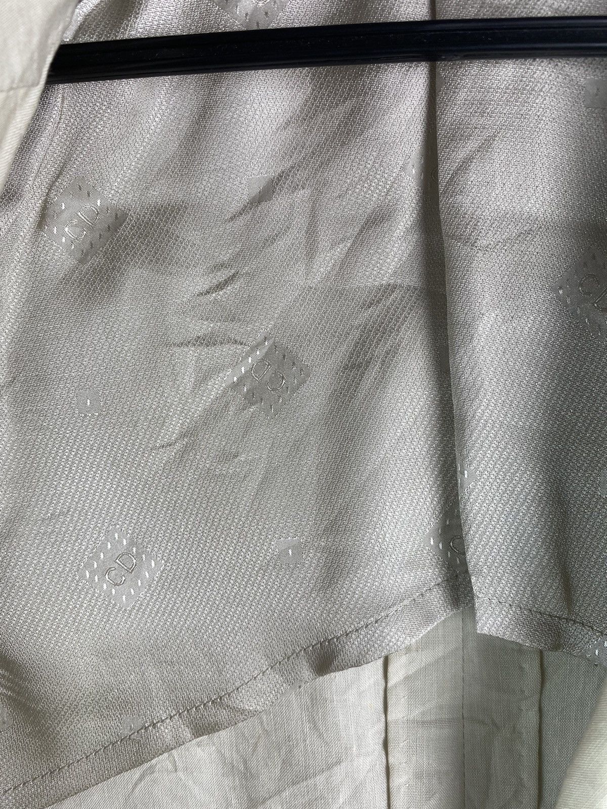 Christian Dior Monsieur × Vintage Vtg 80s CHRISTIAN DIOR cotton blazer coat Size 42S - 2 Thumbnail