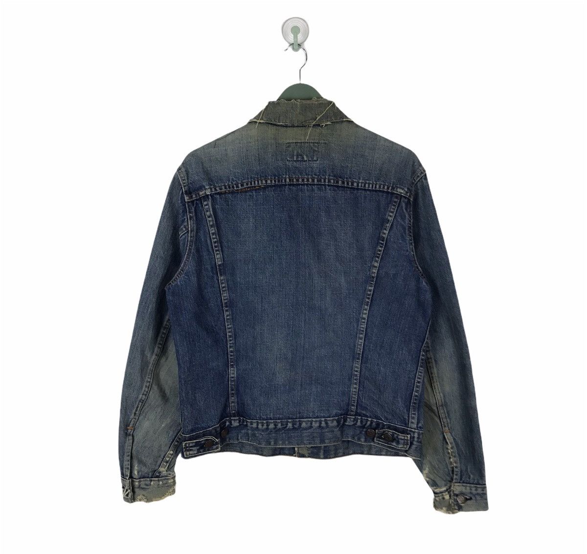 Levi's Vintage Clothing Vtg 80s distressed Levis trucker denim jacket Size US M / EU 48-50 / 2 - 7 Thumbnail